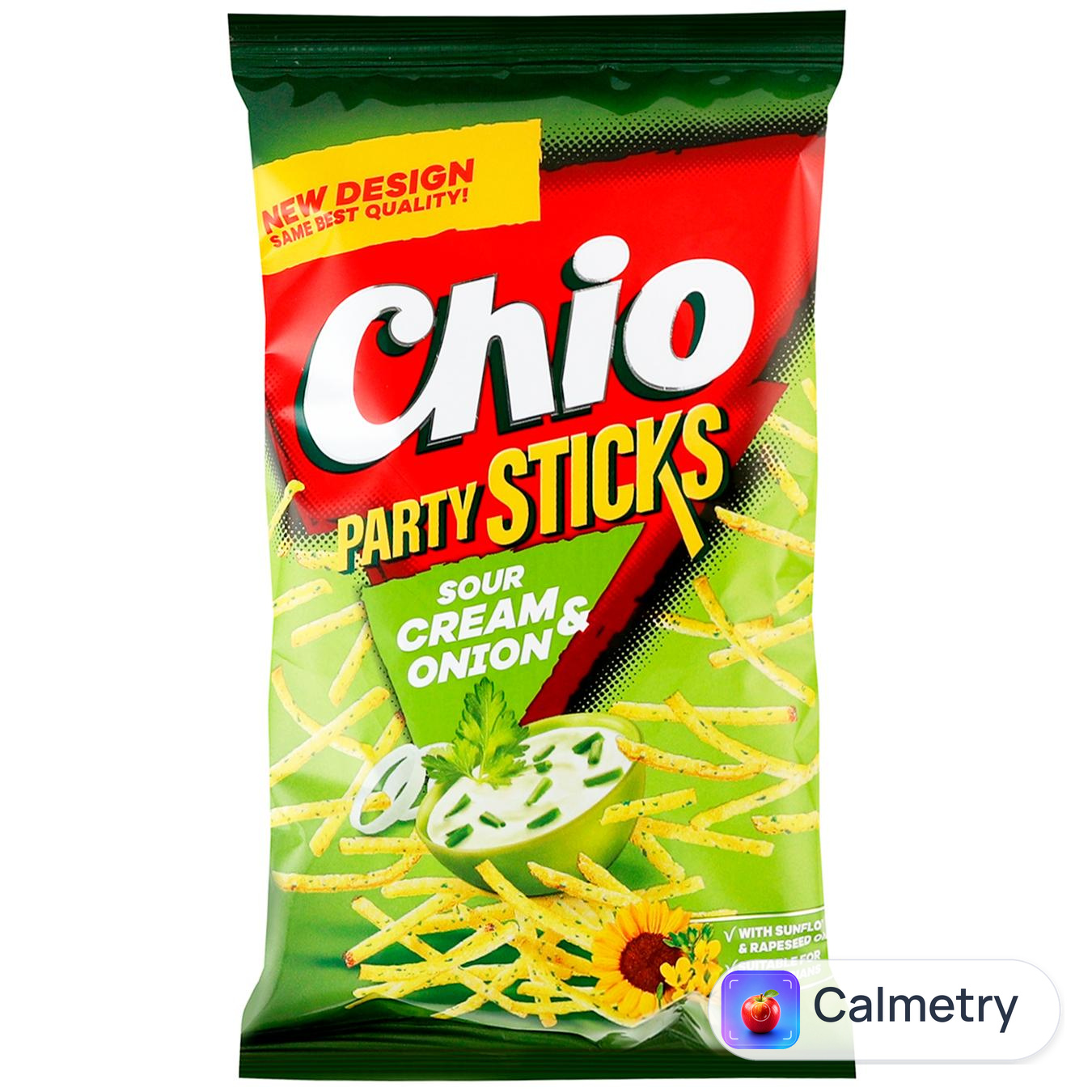 Соломка картопляна Chio Party Sticks зі смаком сметани та цибулі 70г — фото продукту