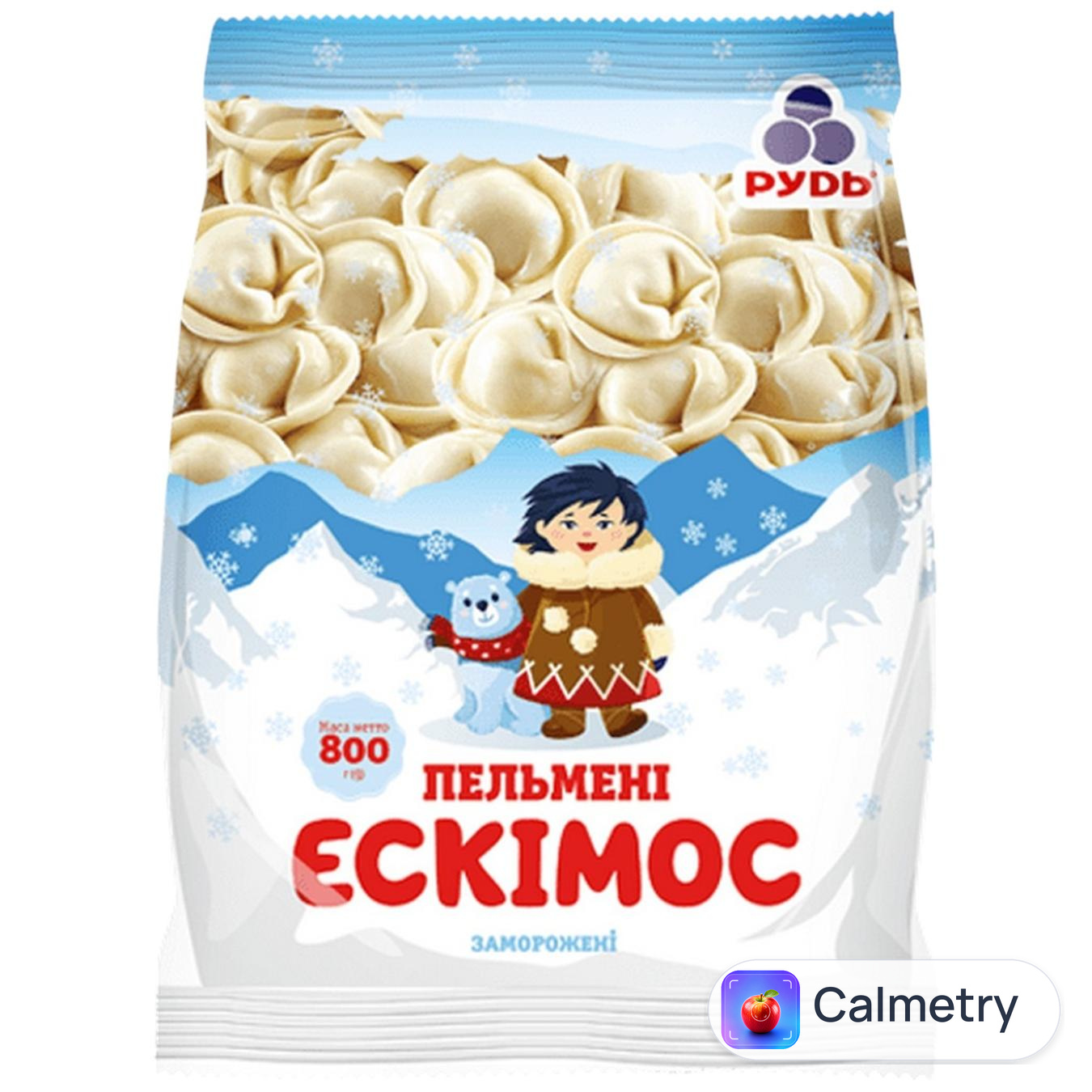Пельмені Рудь Ескімос 800г — фото продукту