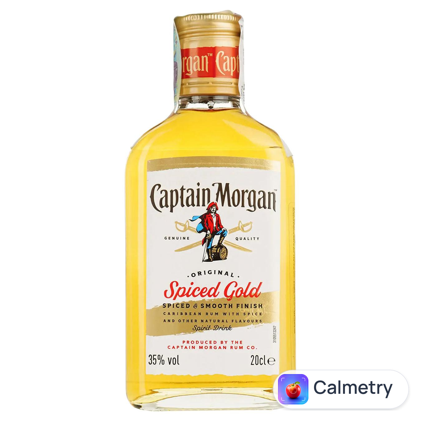Ромовий напій на основі Captain Morgan Spiced Gold 35% 200мл