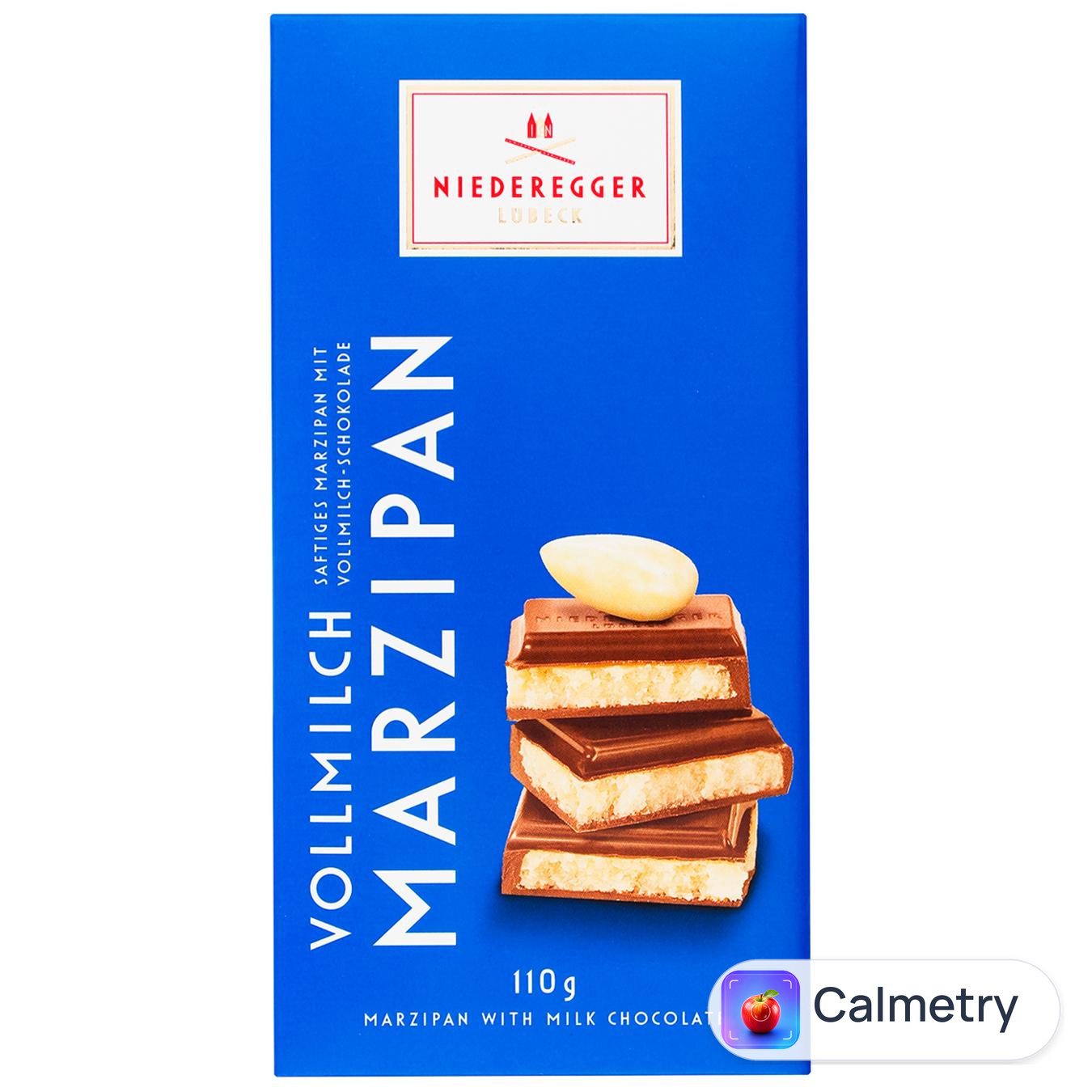 Шоколад молочний Niederegger Марципан 110г
