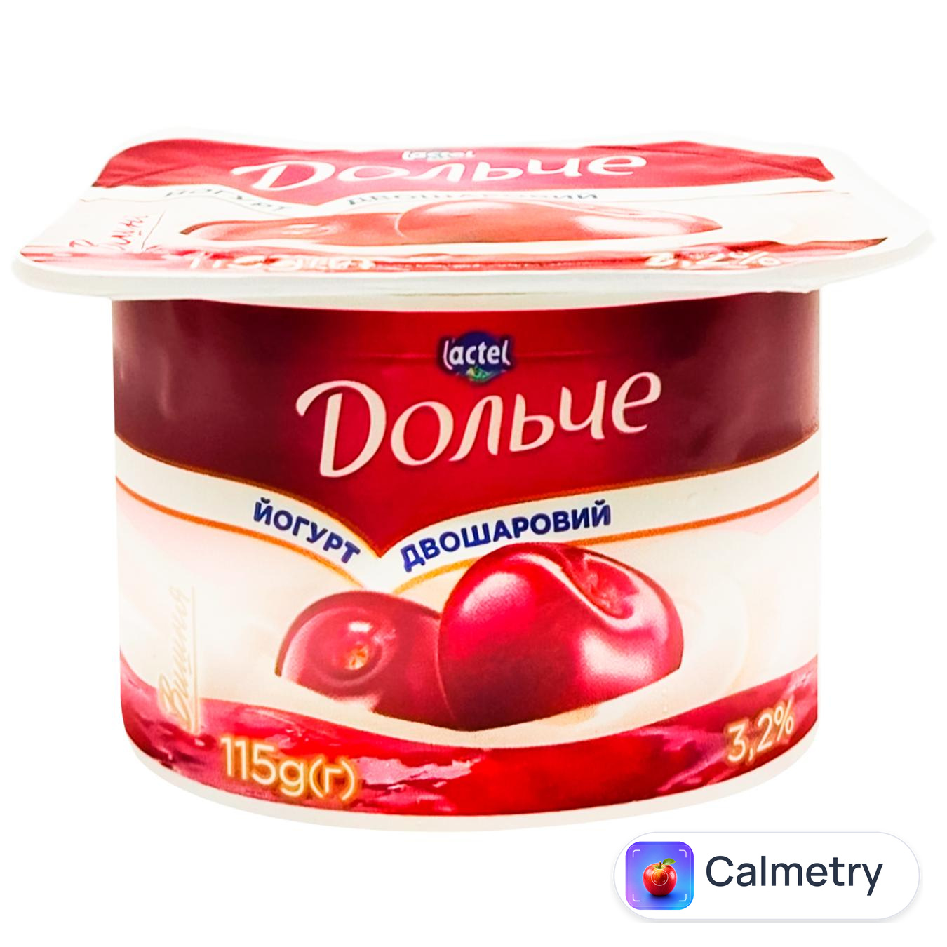 Йогурт Дольче Вишня двошаровий 3,2% 115г