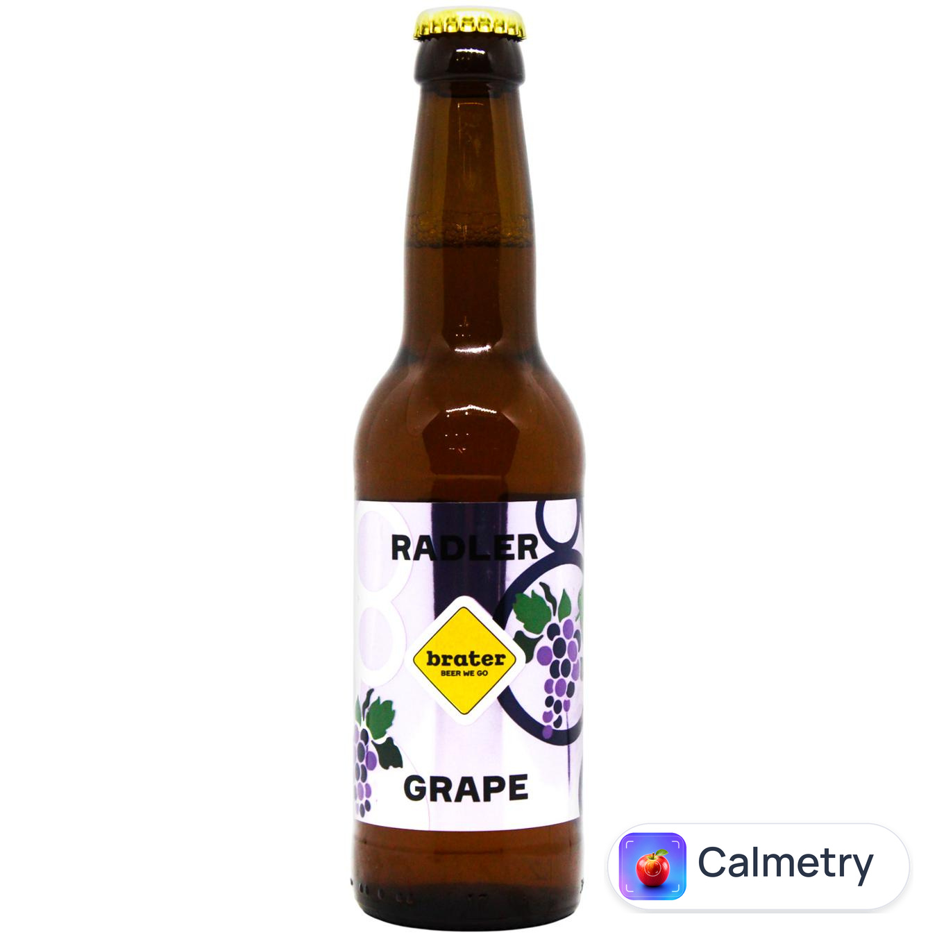 Пиво Brater Radler Grape світле нефільтроване 3% 0,33л