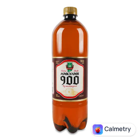 Пиво Микулин 900 світле 1л