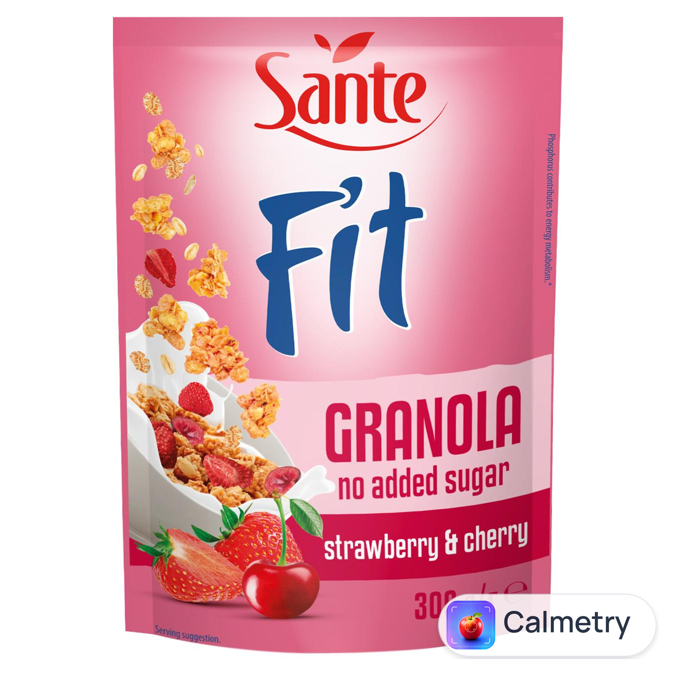 Гранола Sante Fit Полуниця та вишня 300г — фото продукту