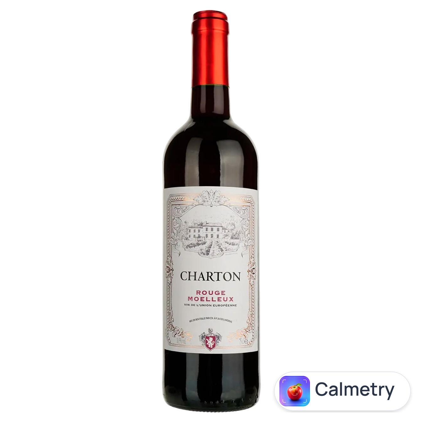 Вино Charton Rouge Moelleux червоне напівсолодке 10,5% 0,75л