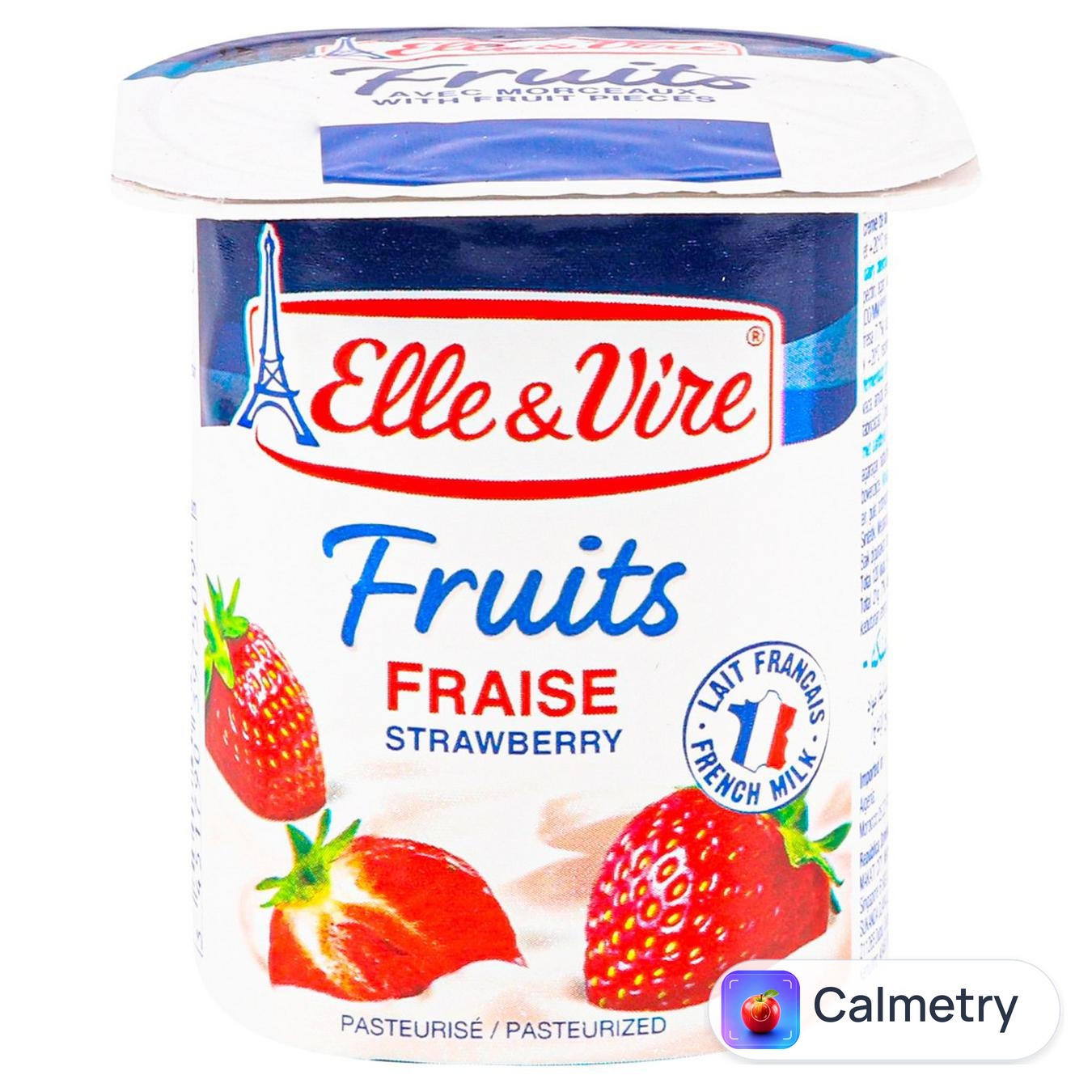 Десерт Elle&Vire полуниця 1,5% 125г