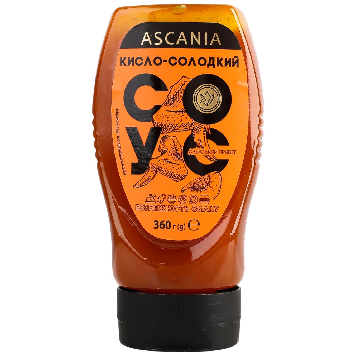 Соус Ascania кисло-солодкий 300мл — фото продукту