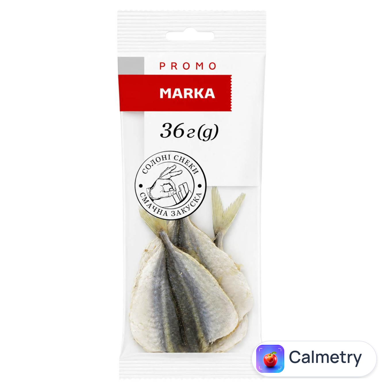 Жовтий смугастик Marka Promo сушений солоний 36г — фото продукту