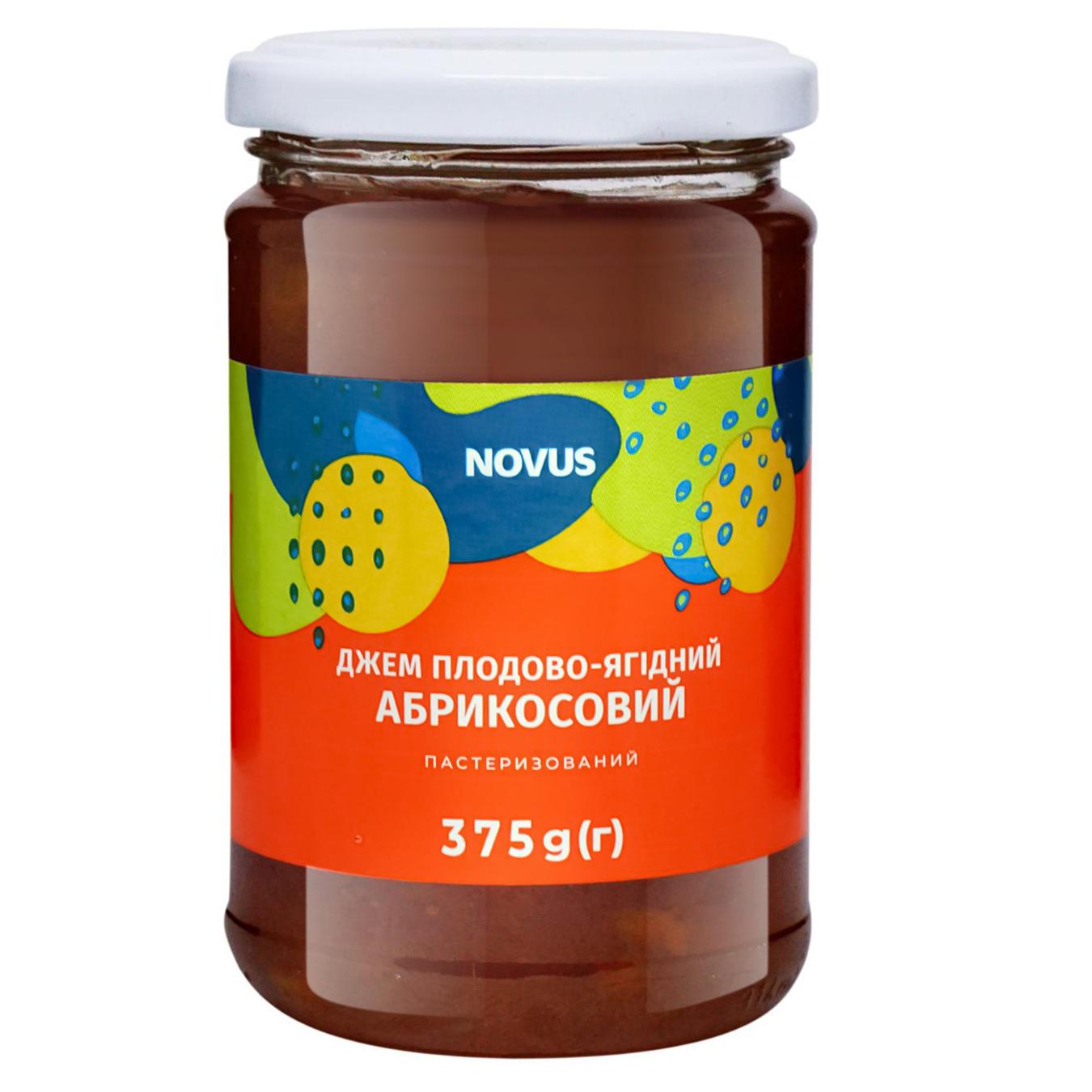Джем Novus абрикосовий 375г — фото продукту