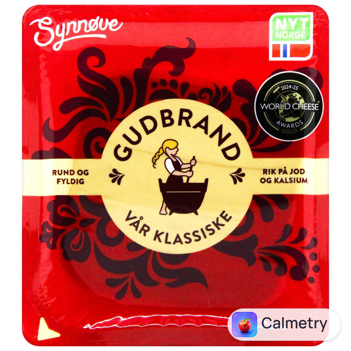 Сир Synnove Gudbrand слайси 35% 150г — фото продукту