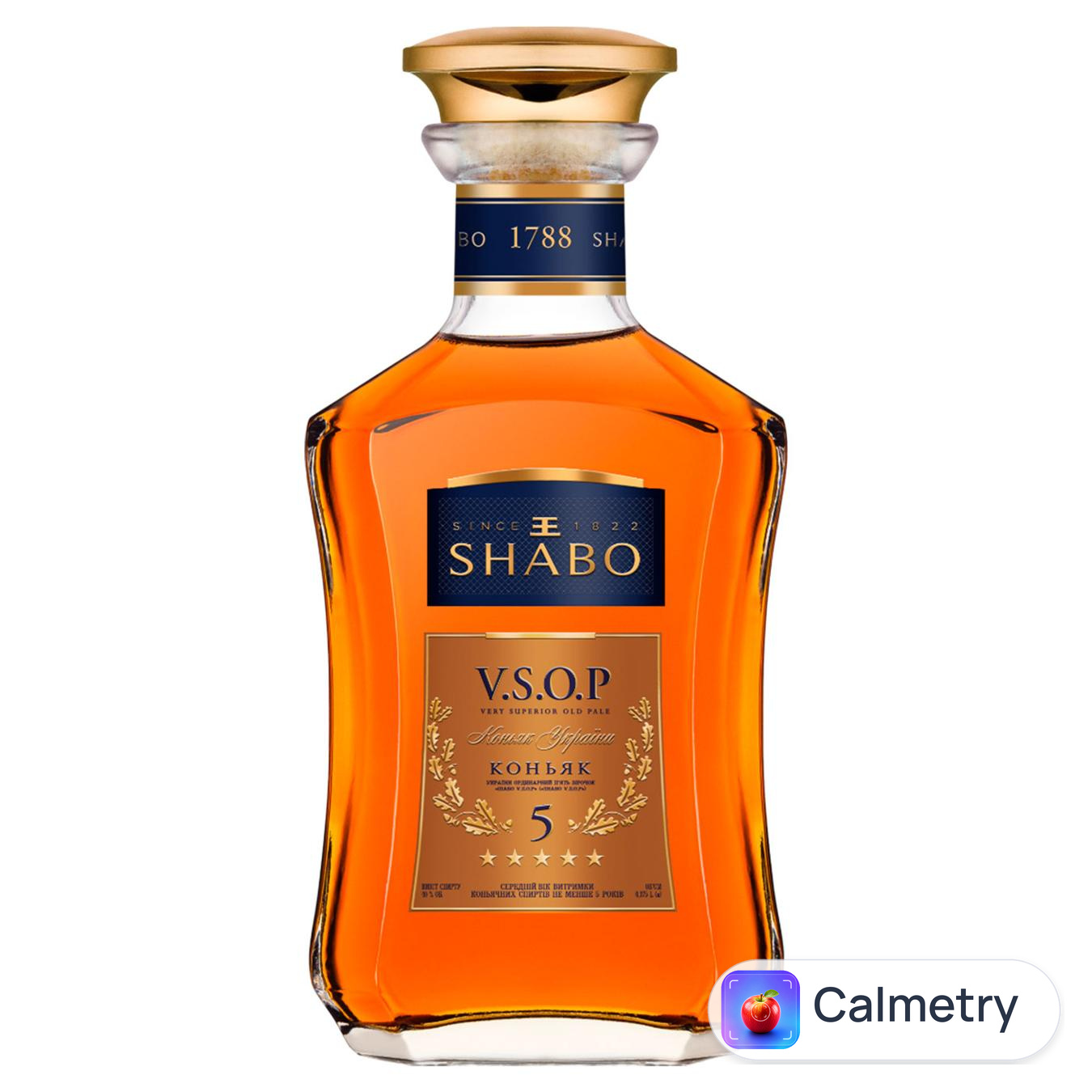Бренді Shabo V.S.O.P. 5 років 40% 0,375л