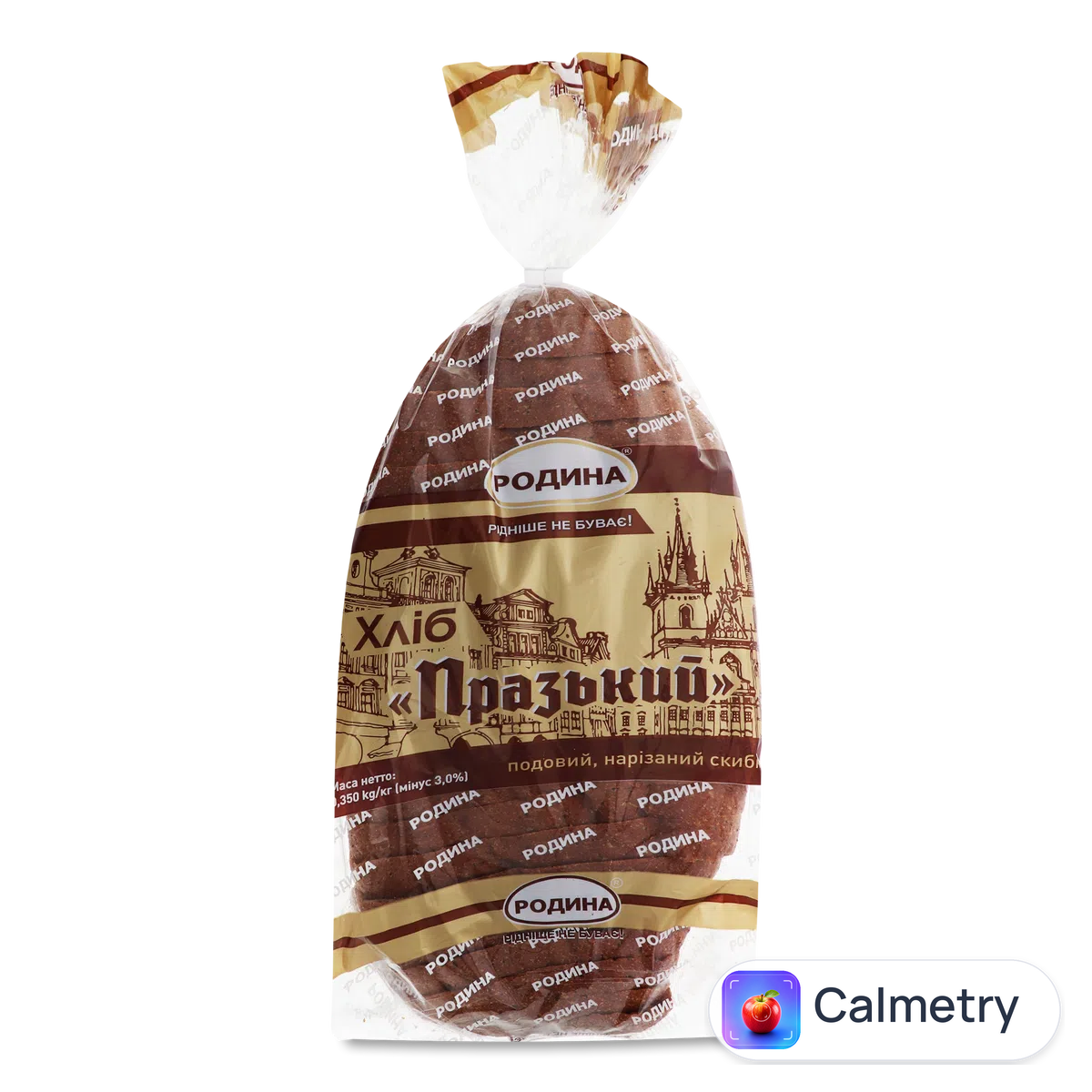 Хліб Родина Празький нарізаний 350г