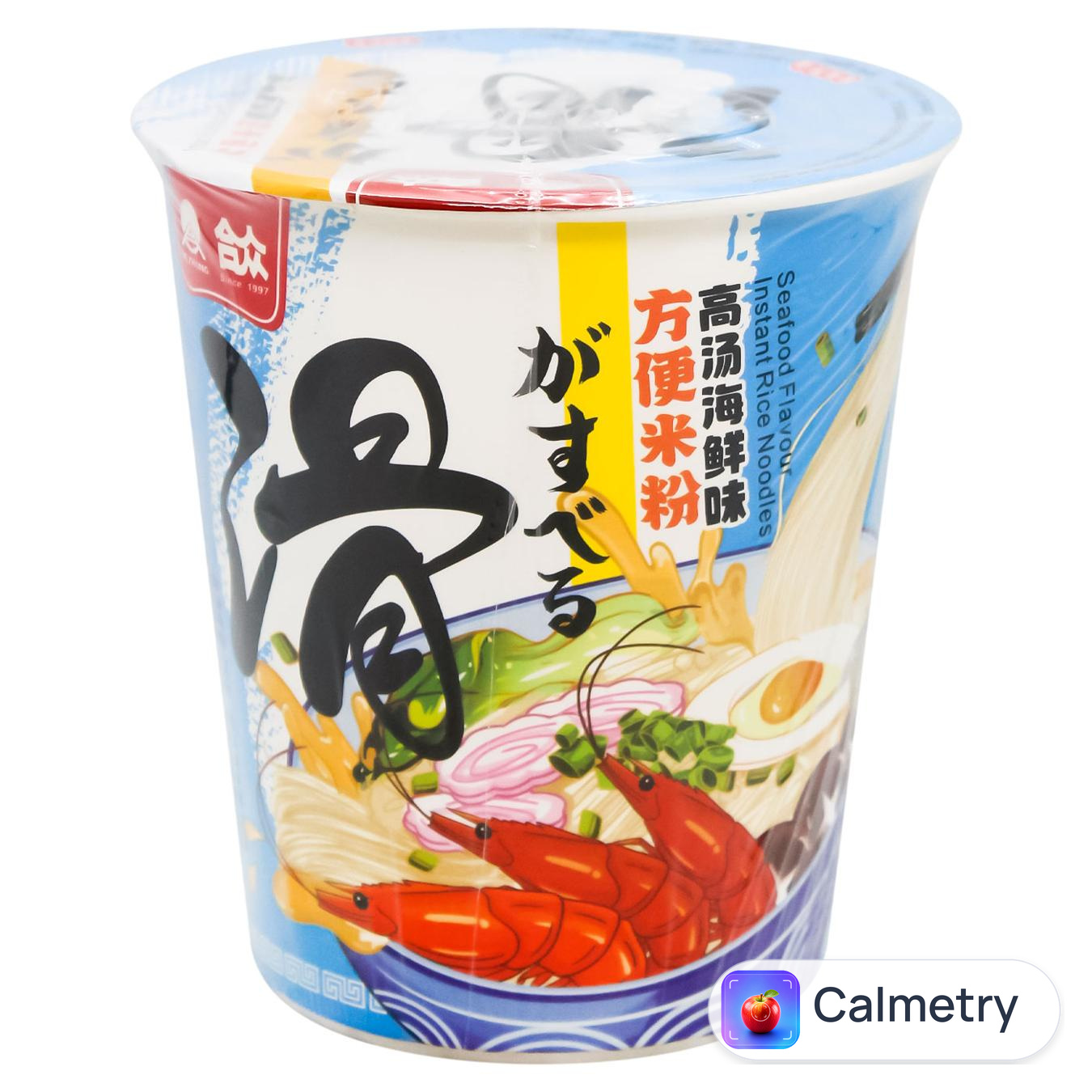 Локшина Hezhong рисова зі смаком морепродуктів 78г