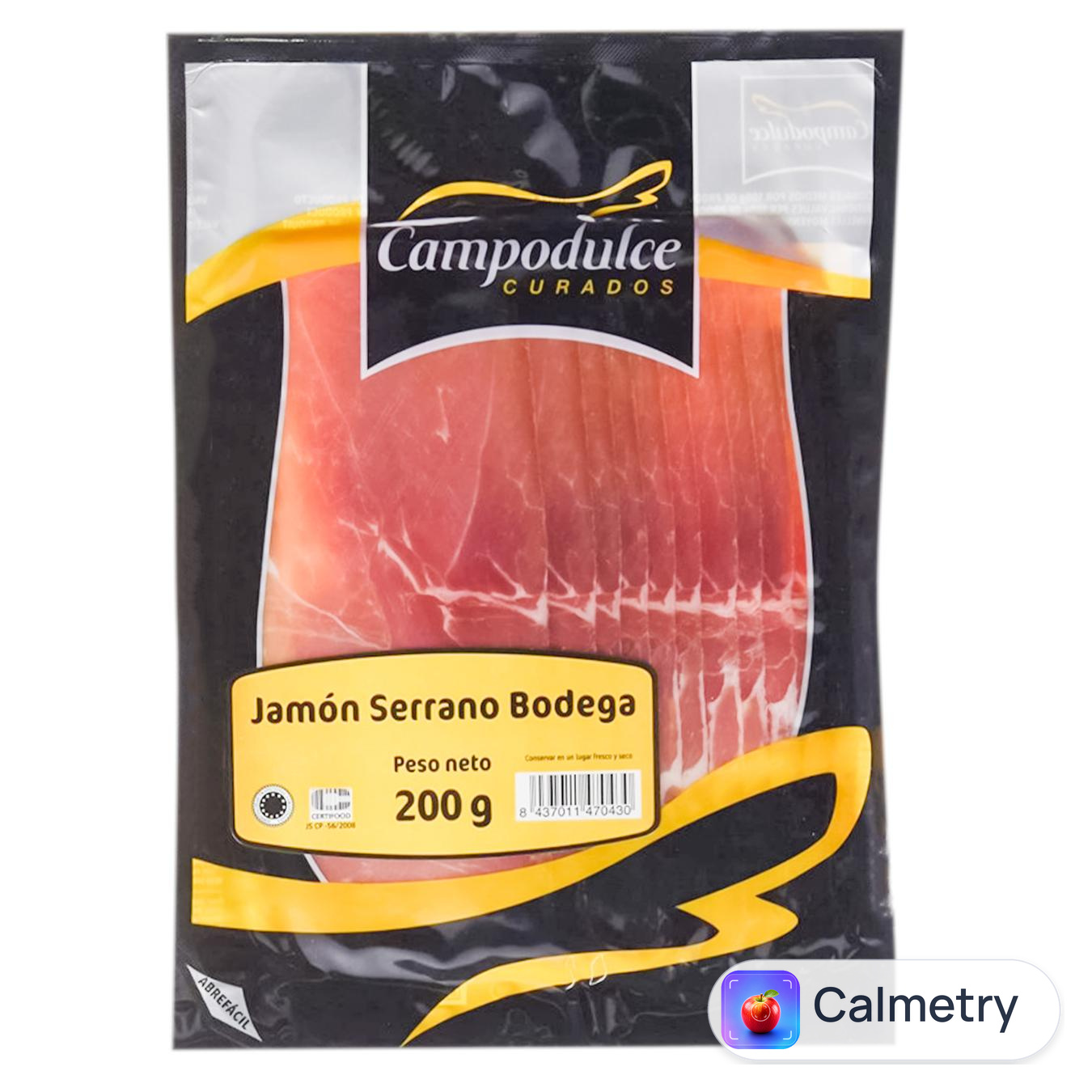 Хамон Campodulce Curados Серрано нарізка 200г