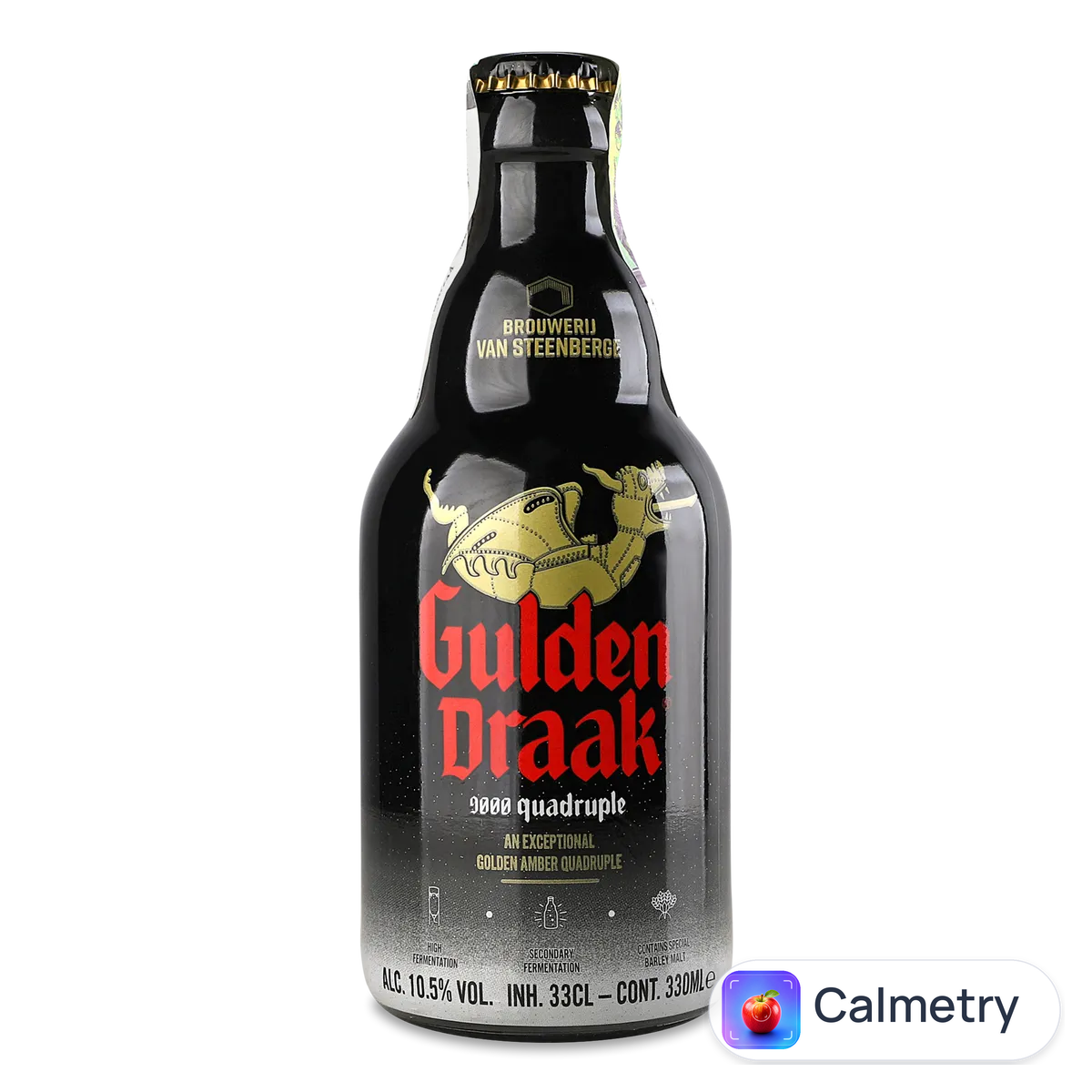 Пиво Gulden Draak 9000 янтарне 0,33л