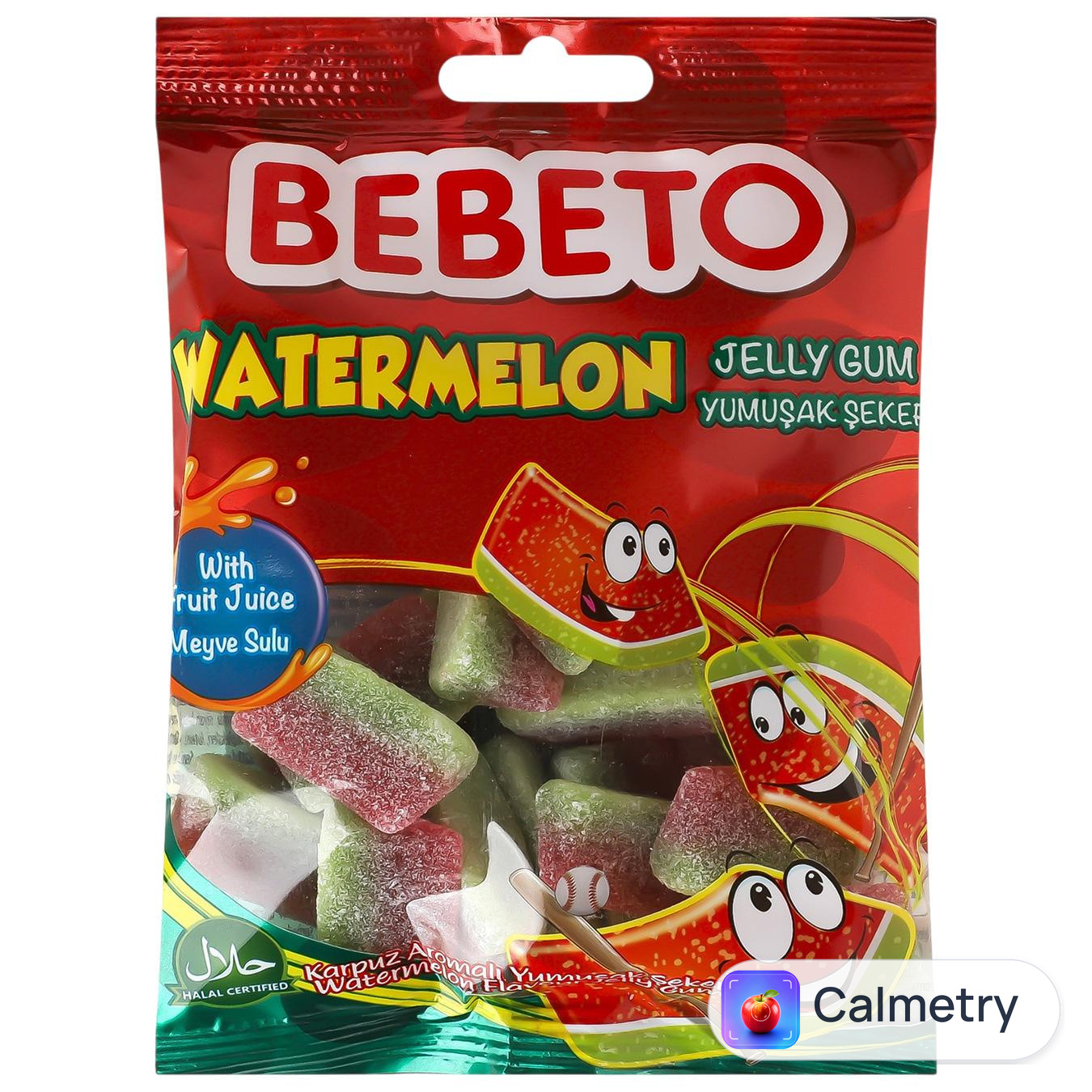 Цукерки Bebeto Кавун жувальні 80г