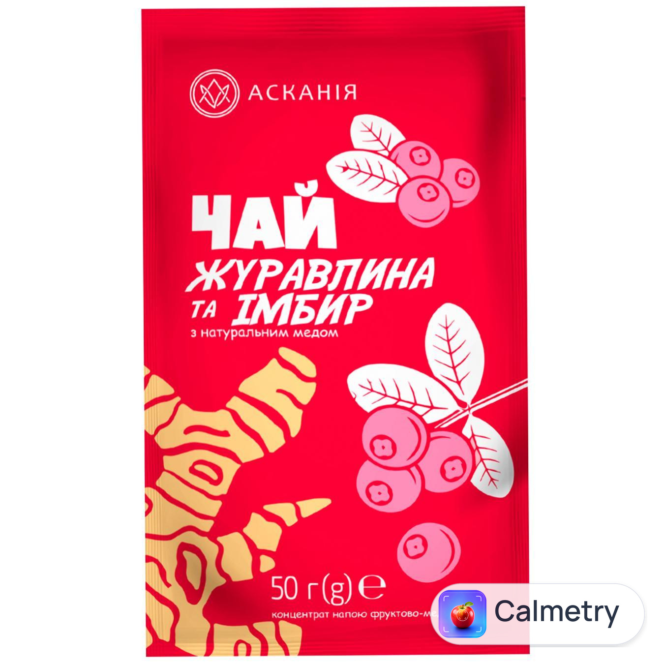 Чай концентрований Асканія Журавлина та імбир з медом 50г