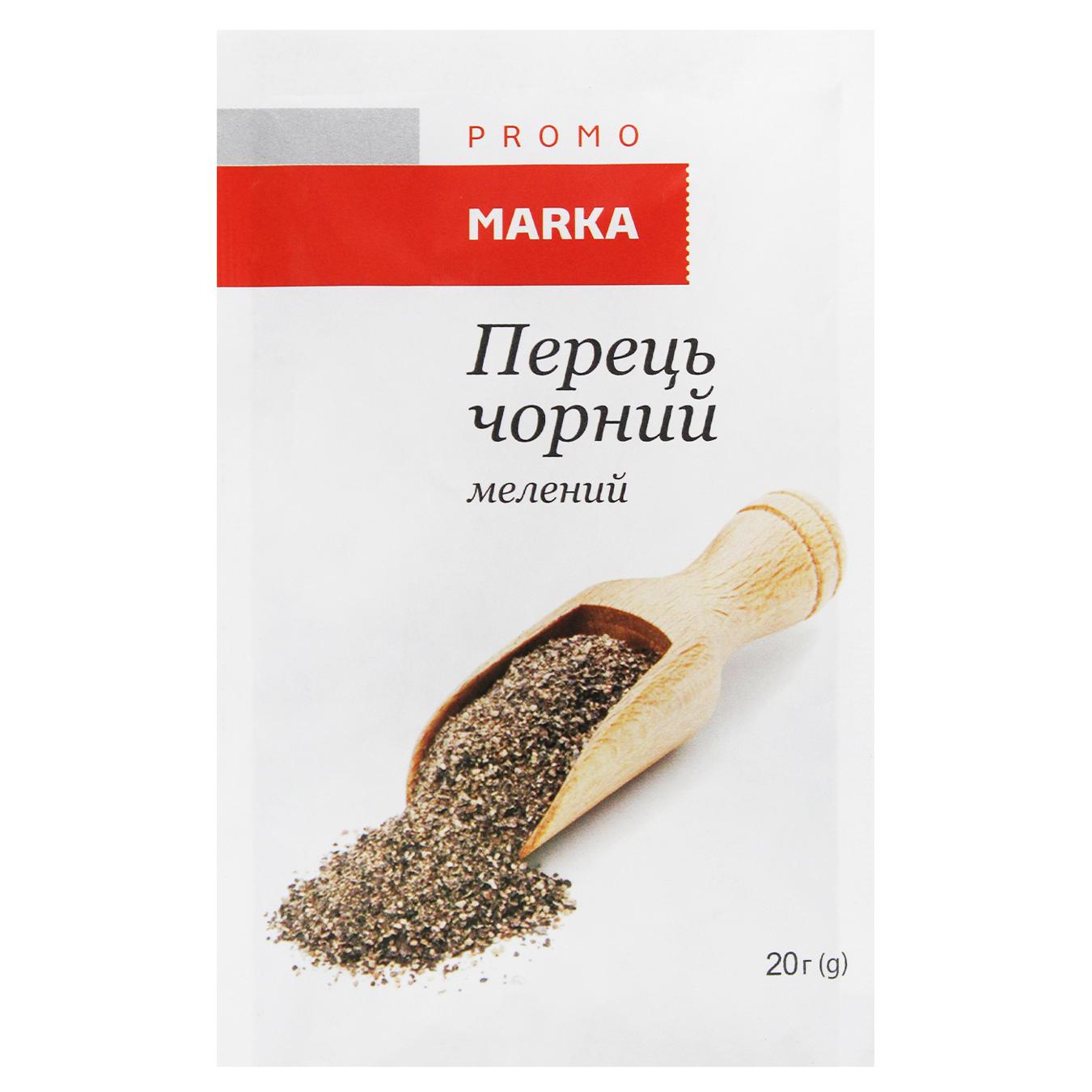 Перець Marka Promo чорний мелений 20г — фото продукту