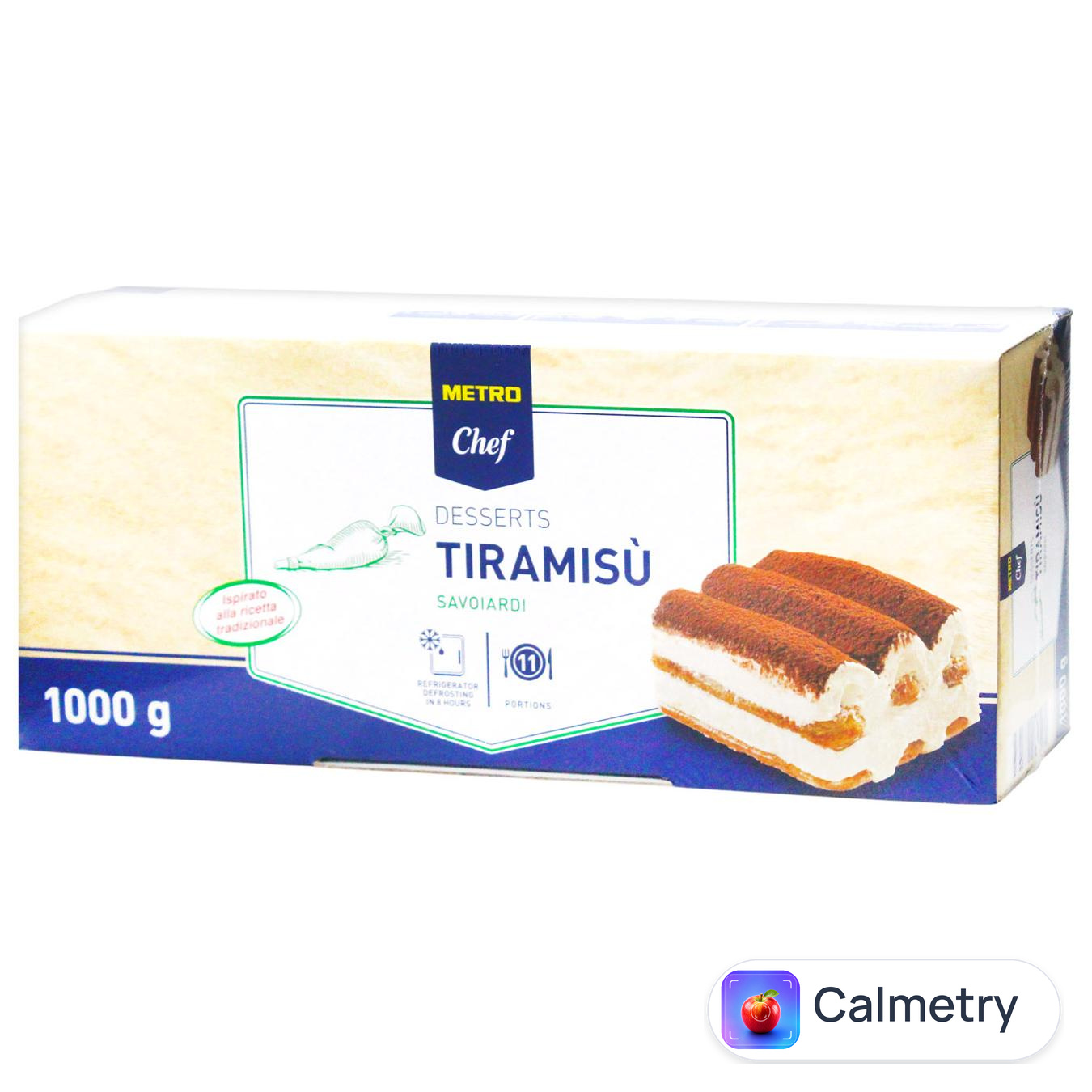 Десерт Mеtro Chef Тірамісу з савоярді 1кг