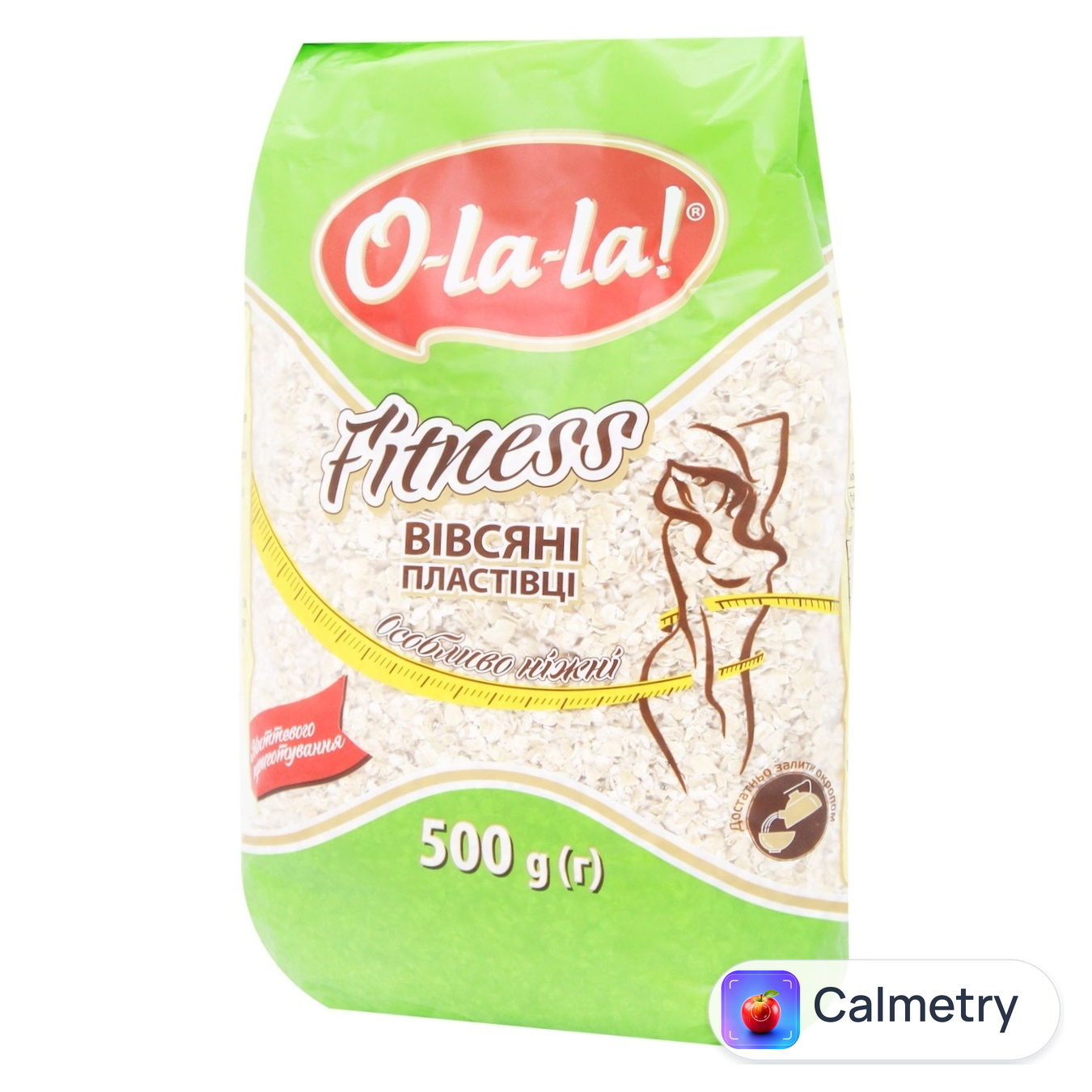 Пластівці вівсяні O-La-La Fitness миттєвого приготування 500г