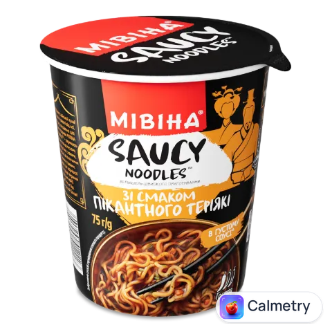 Вермішель Мівіна Saucy зі смак пікантного теріякі