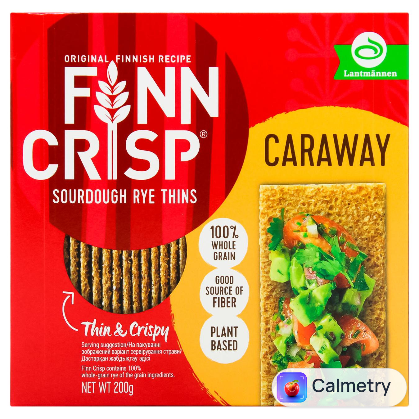 Хлібці Finn Crisp житні з кмином 200г — фото продукту