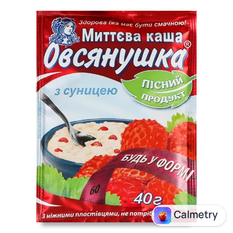 Каша «Овсянушка» з суницею