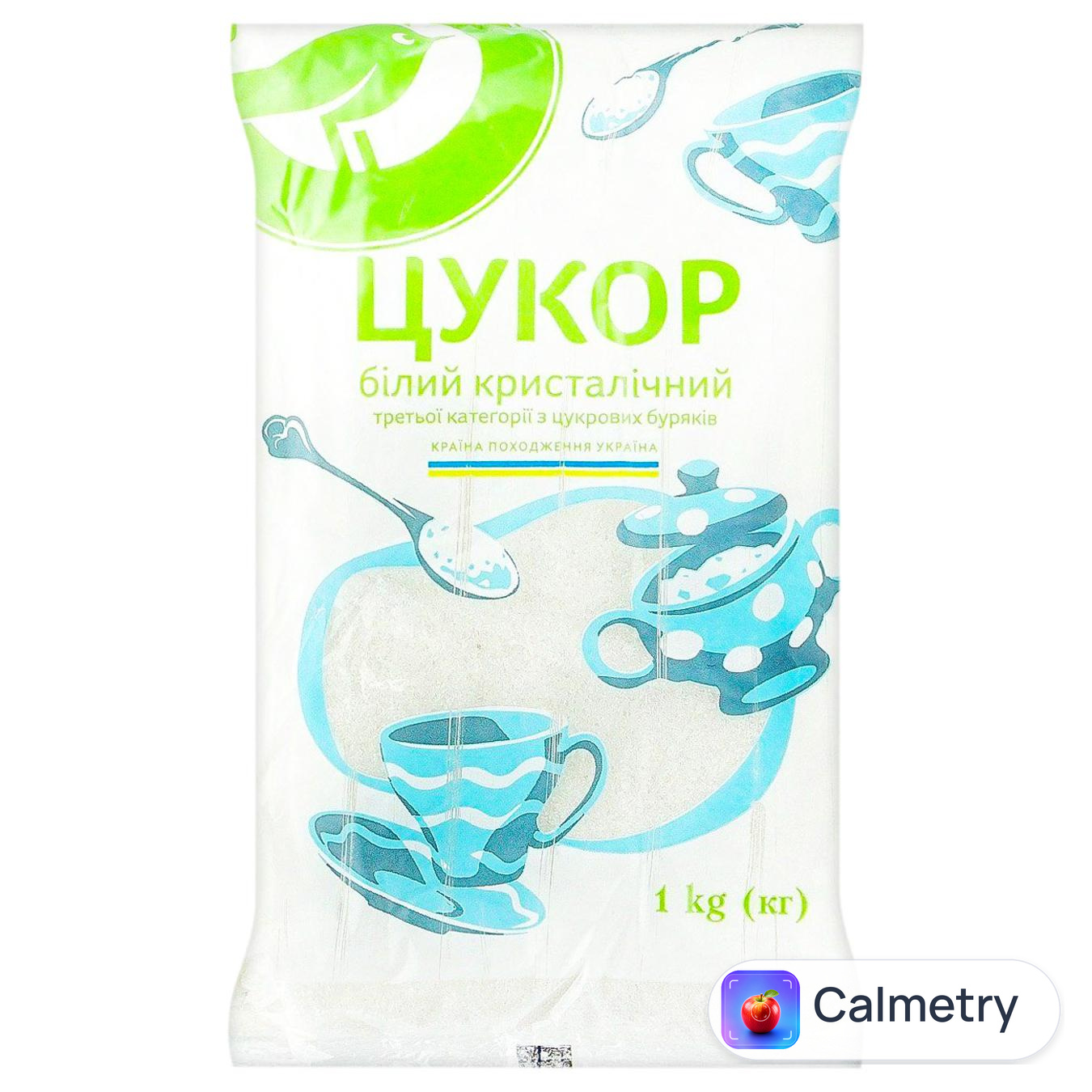 Цукор Auchan білий кристалічний 1кг