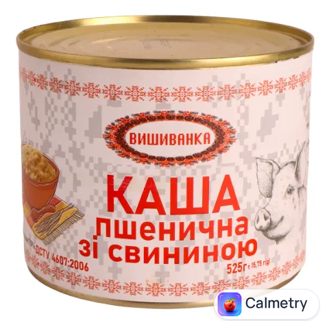 Каша Вишиванка пшенична зі свининою ДСТУ ж/б