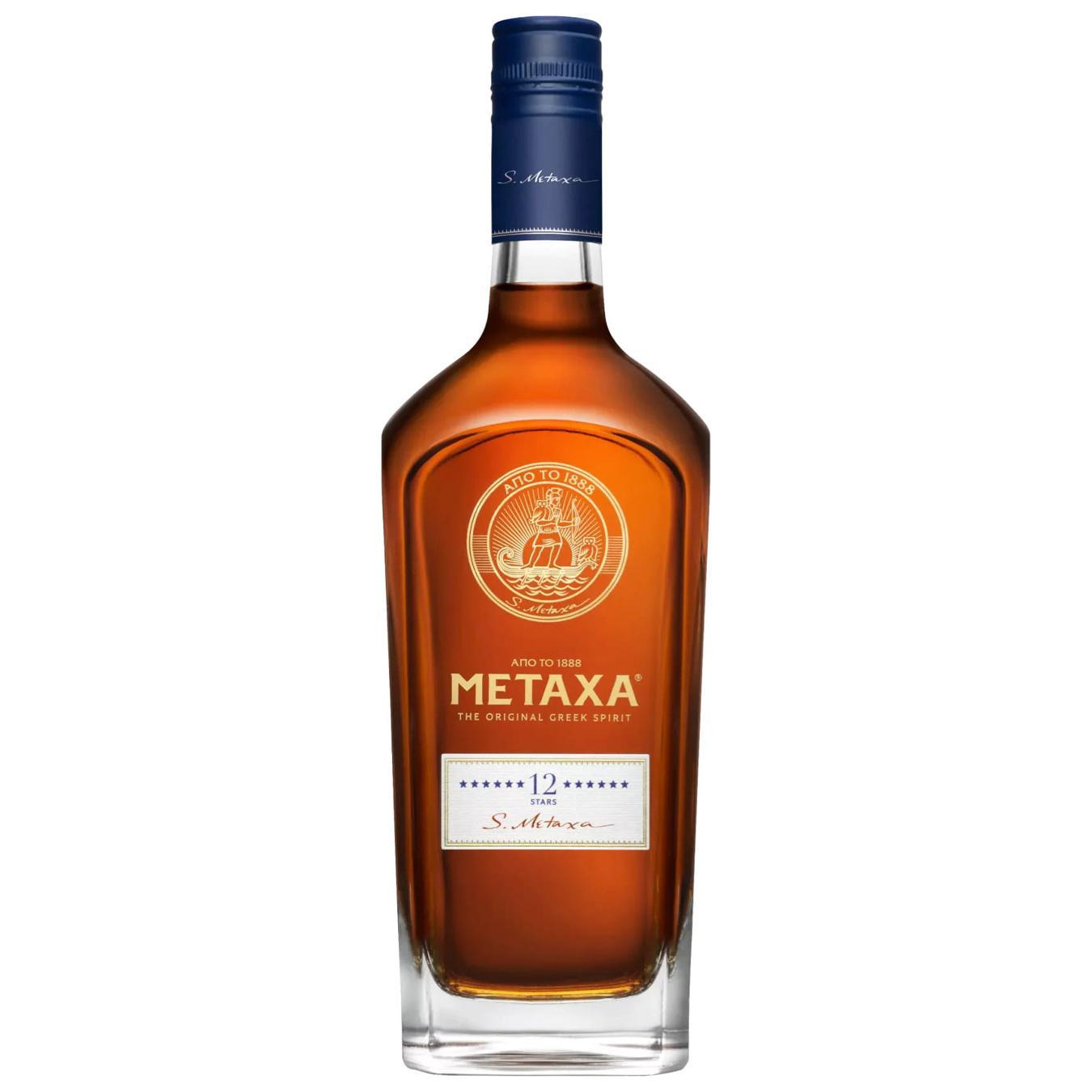 Напій алкогольний Metaxa 12 років 40% 0,7л — фото продукту