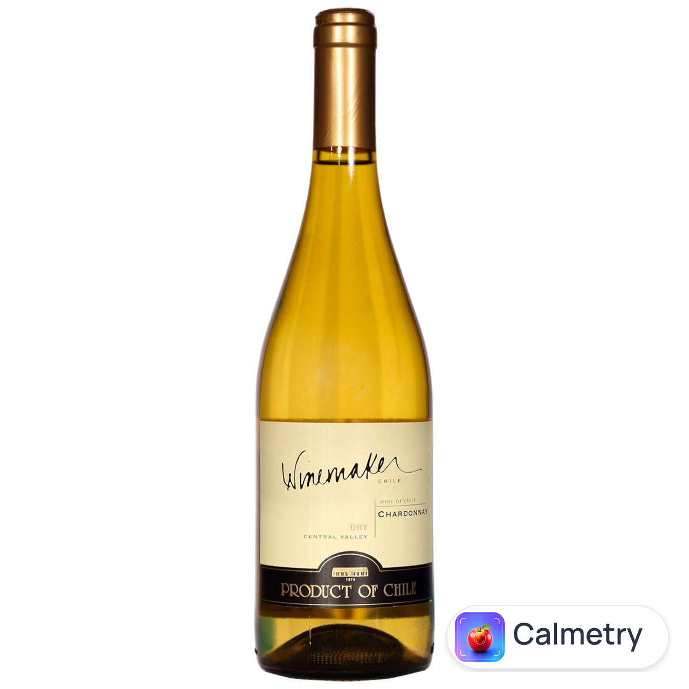 Вино Winemaker Chardonnay біле сухе 12,5% 0,75л