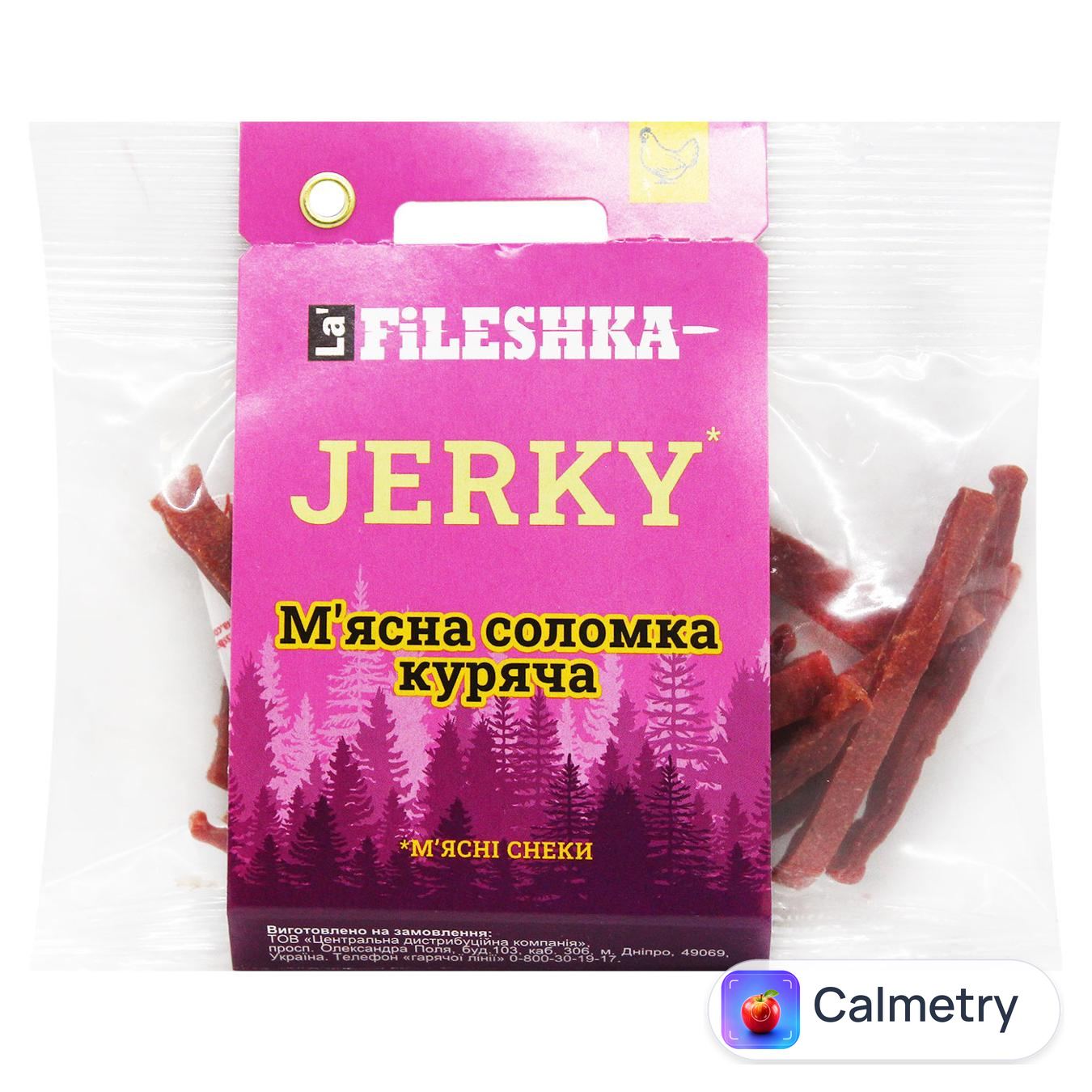 Соломка La Fileshka Куряча м'ясна 30г