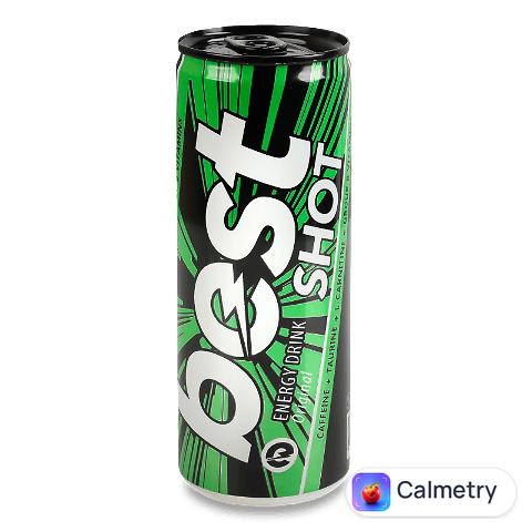 Напій енергетичний Best Shot Original безалкогольний з/б, 0,25л