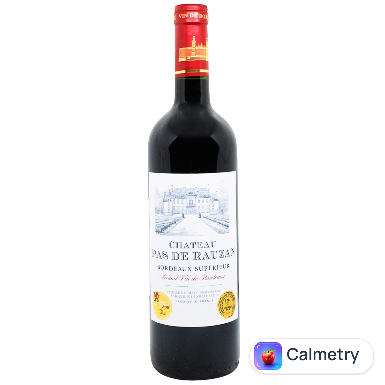 Вино Chateau Pas de Rauzan червоне сухе 14% 0,75л