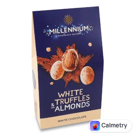 Цукерки Millennium мигдаль в білому трюфелі