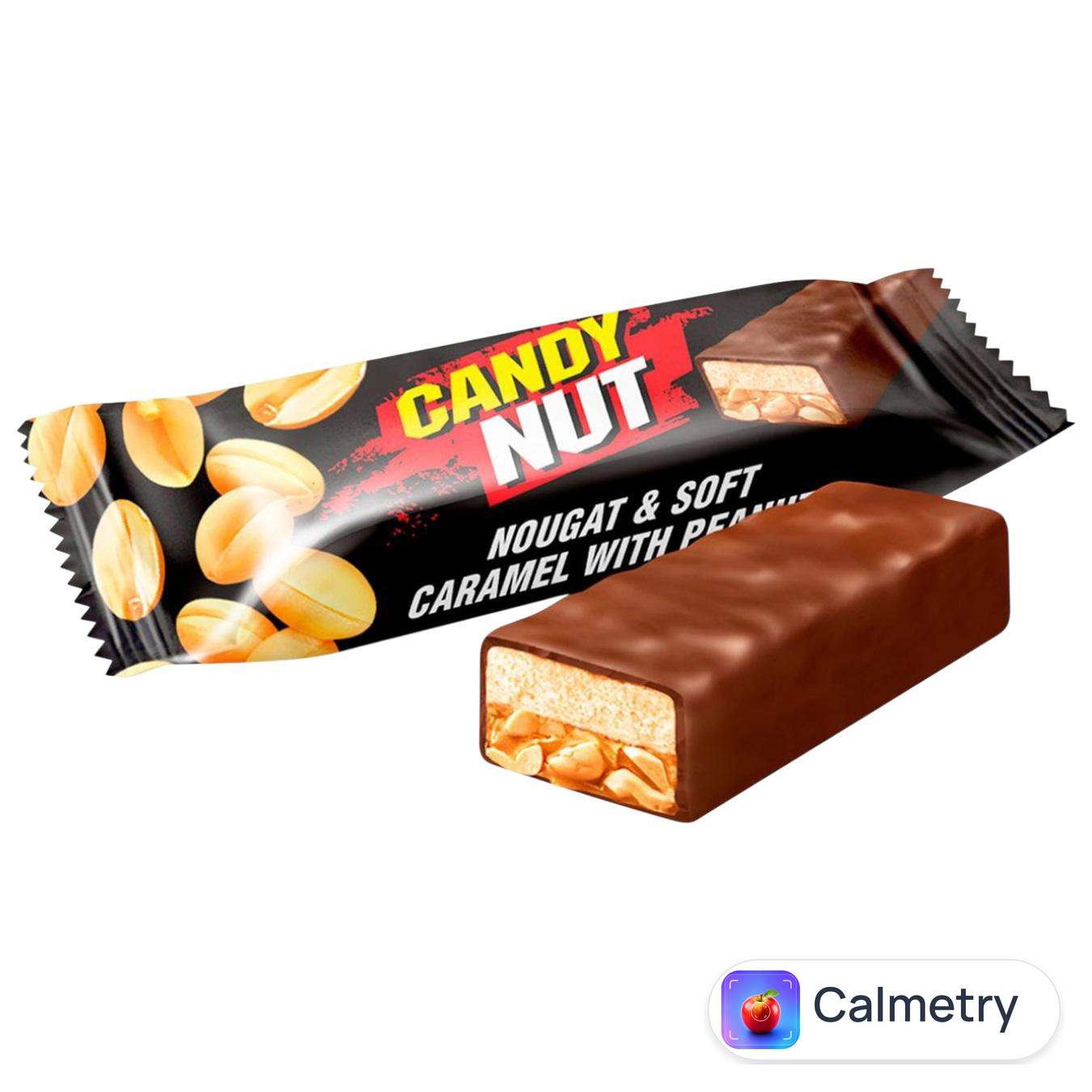 Цукерки Roshen Candy Nut нуга і м'яка карамель з арахісом