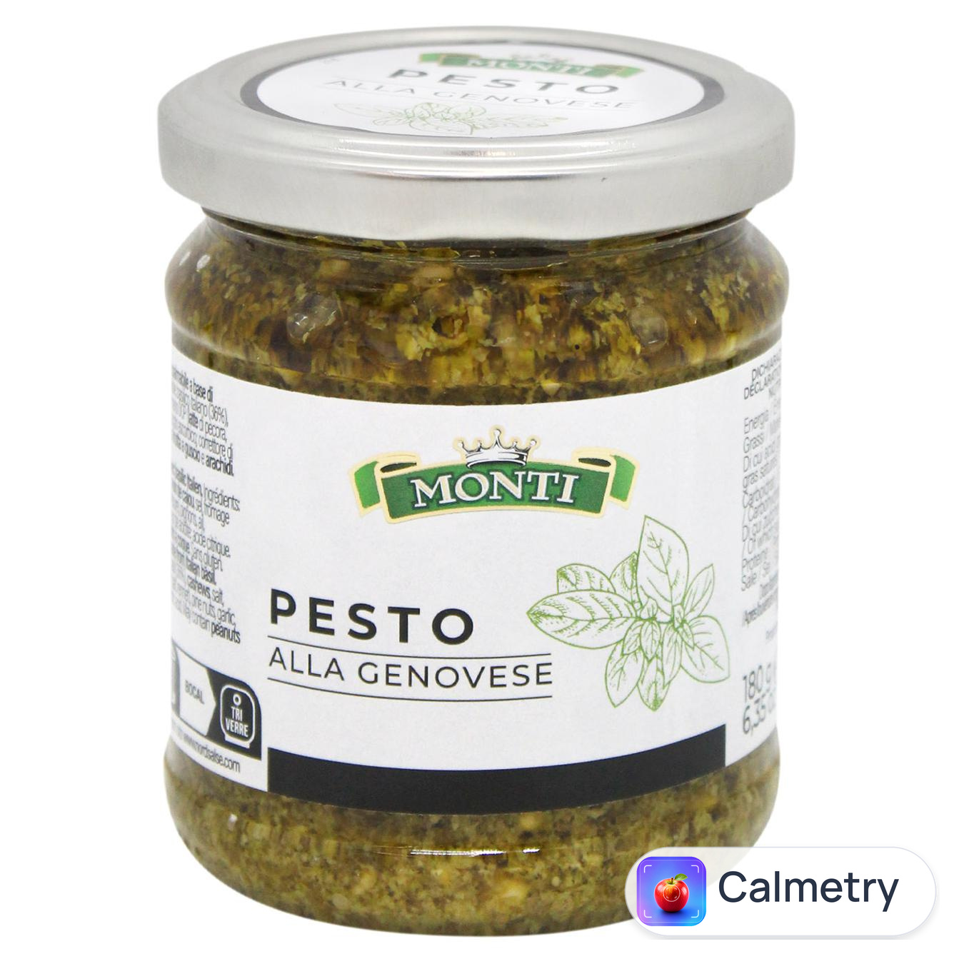 Песто Monti по-генуезьки з соняшниковою олією 180г — фото продукту