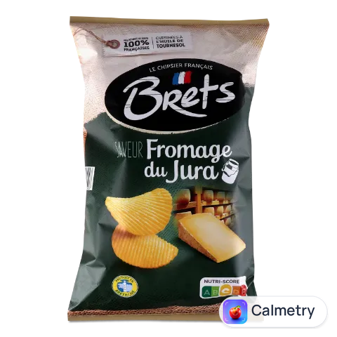 Чипси Bret's картопляні зі смаком сиру жура 125г