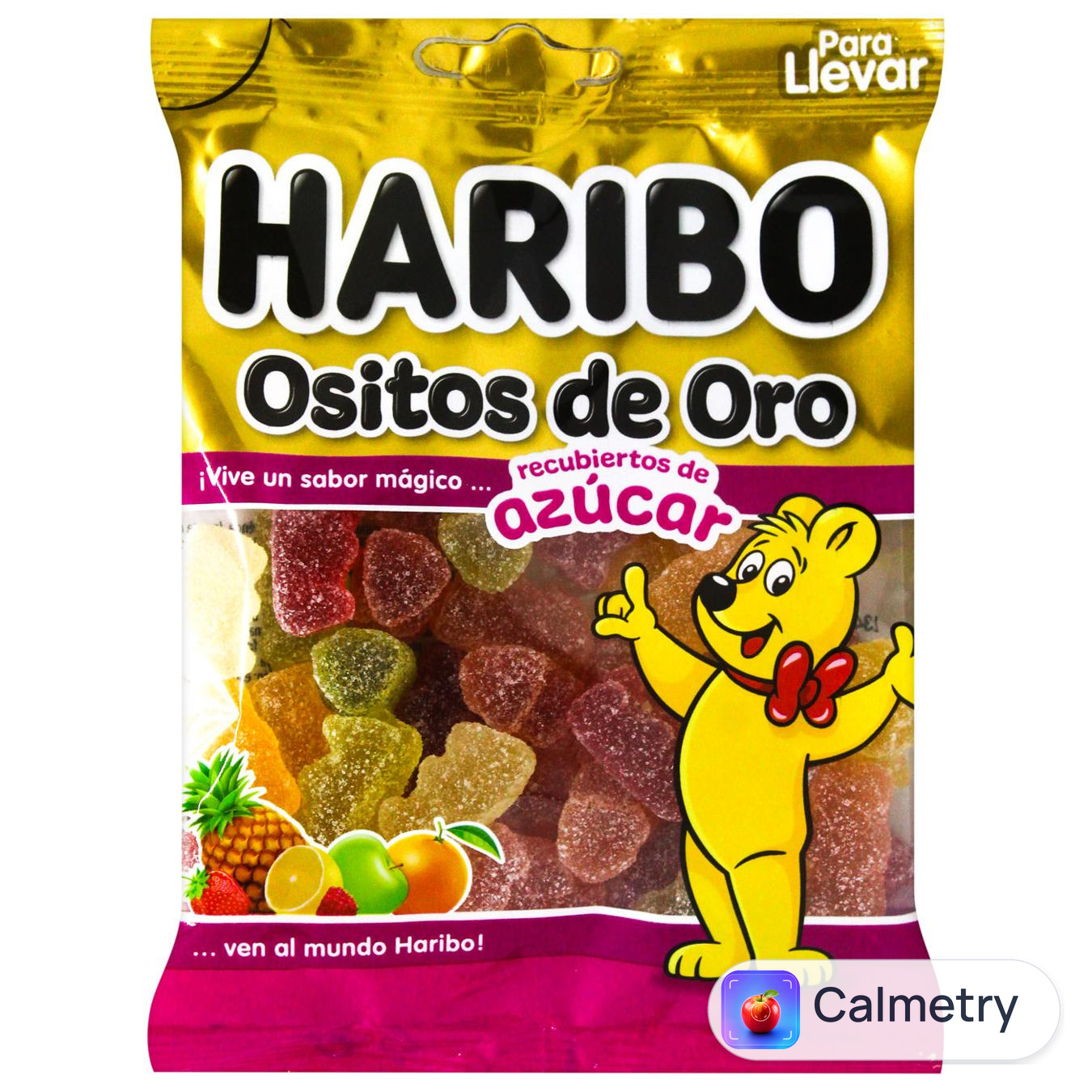 Цукерки Haribo Золоті ведмедики з цукром 100г — фото продукту