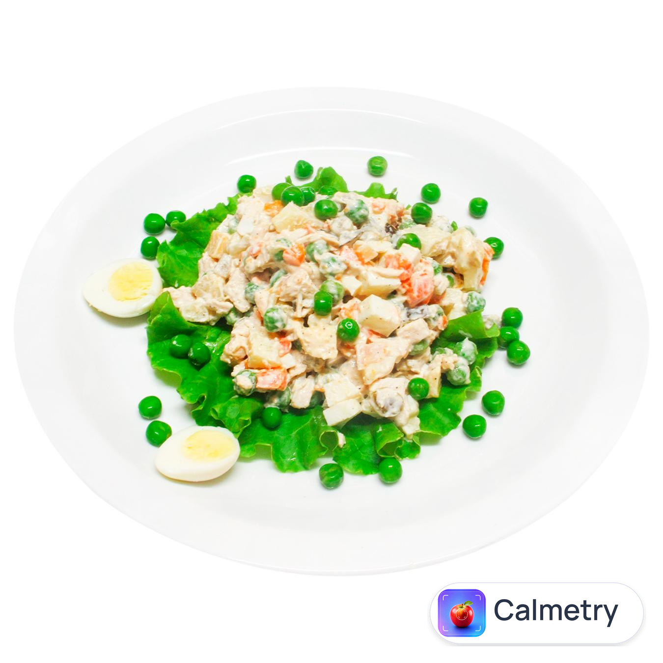 Салат Олів'є з куркою