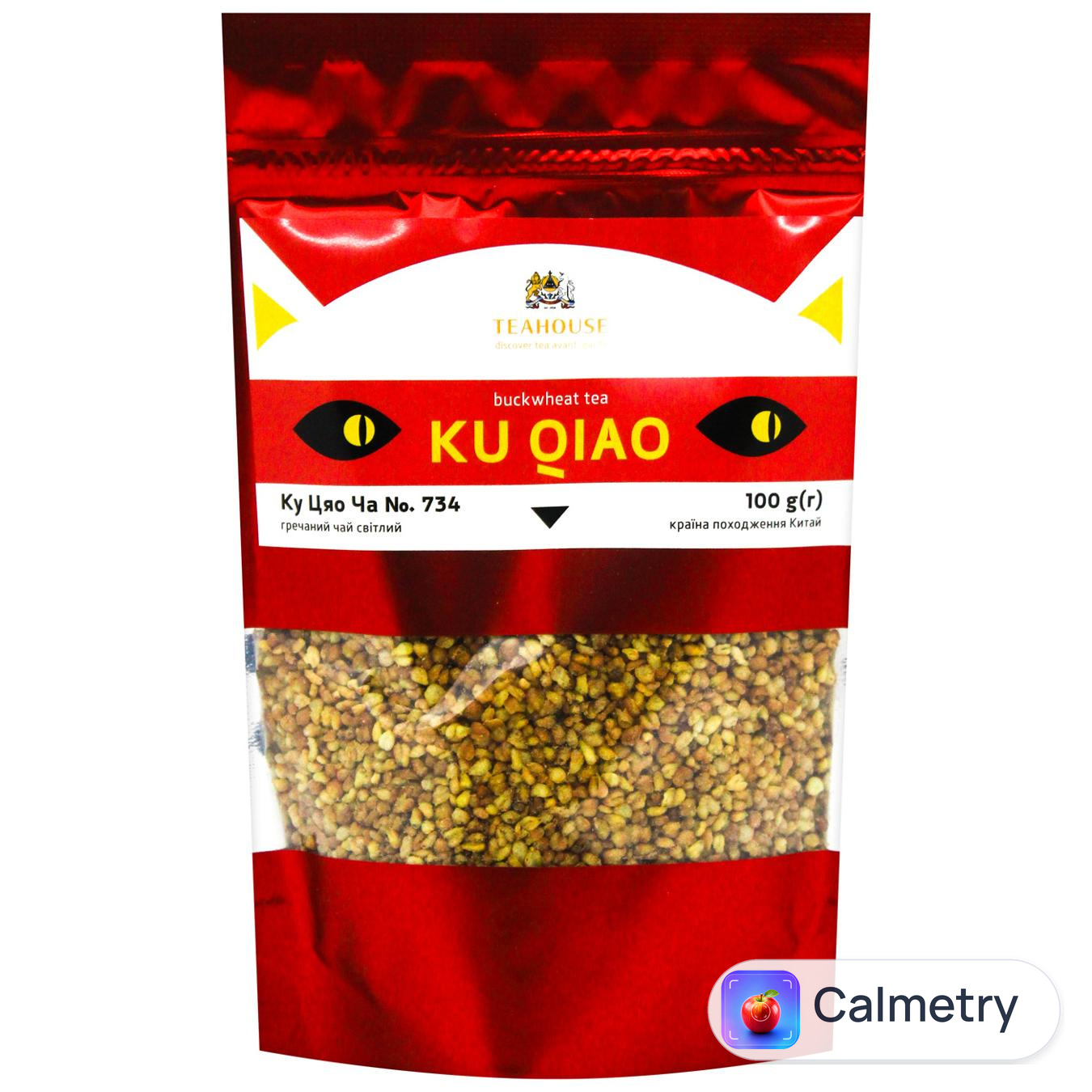 Чай гречаний Teahouse Ku Qiao світлий 100г — фото продукту