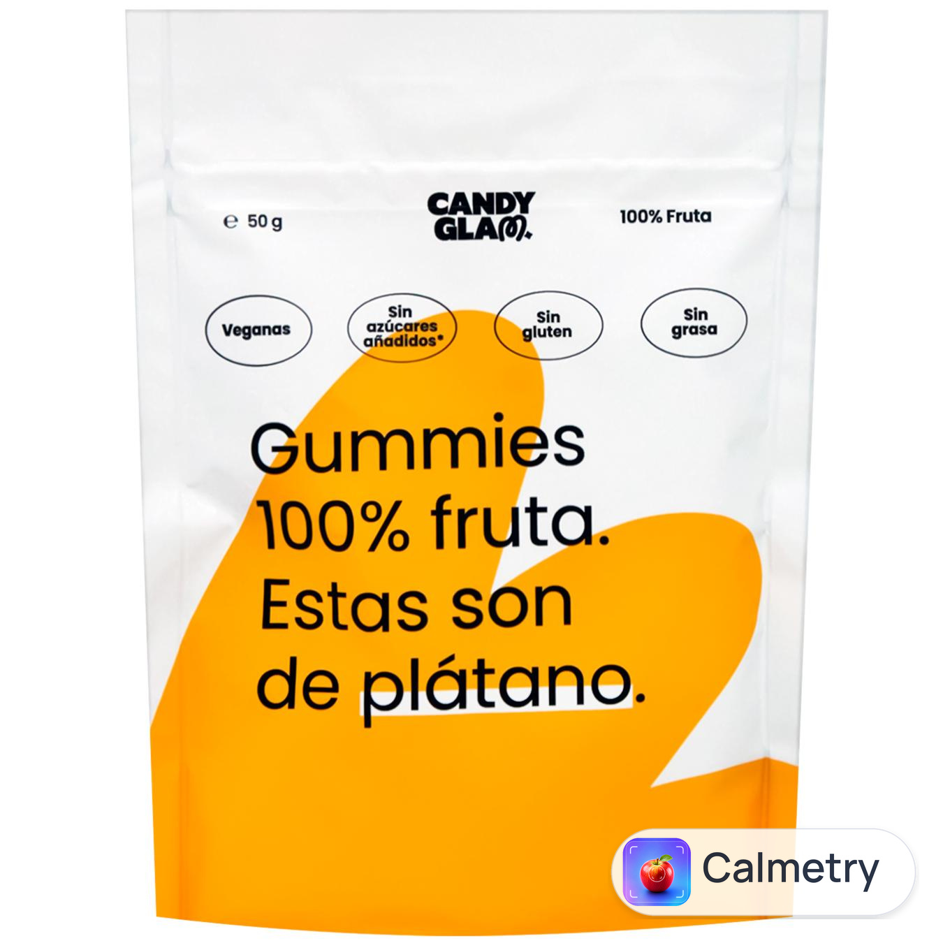 Цукерки Candy Glam желейні зі смаком банана 50г