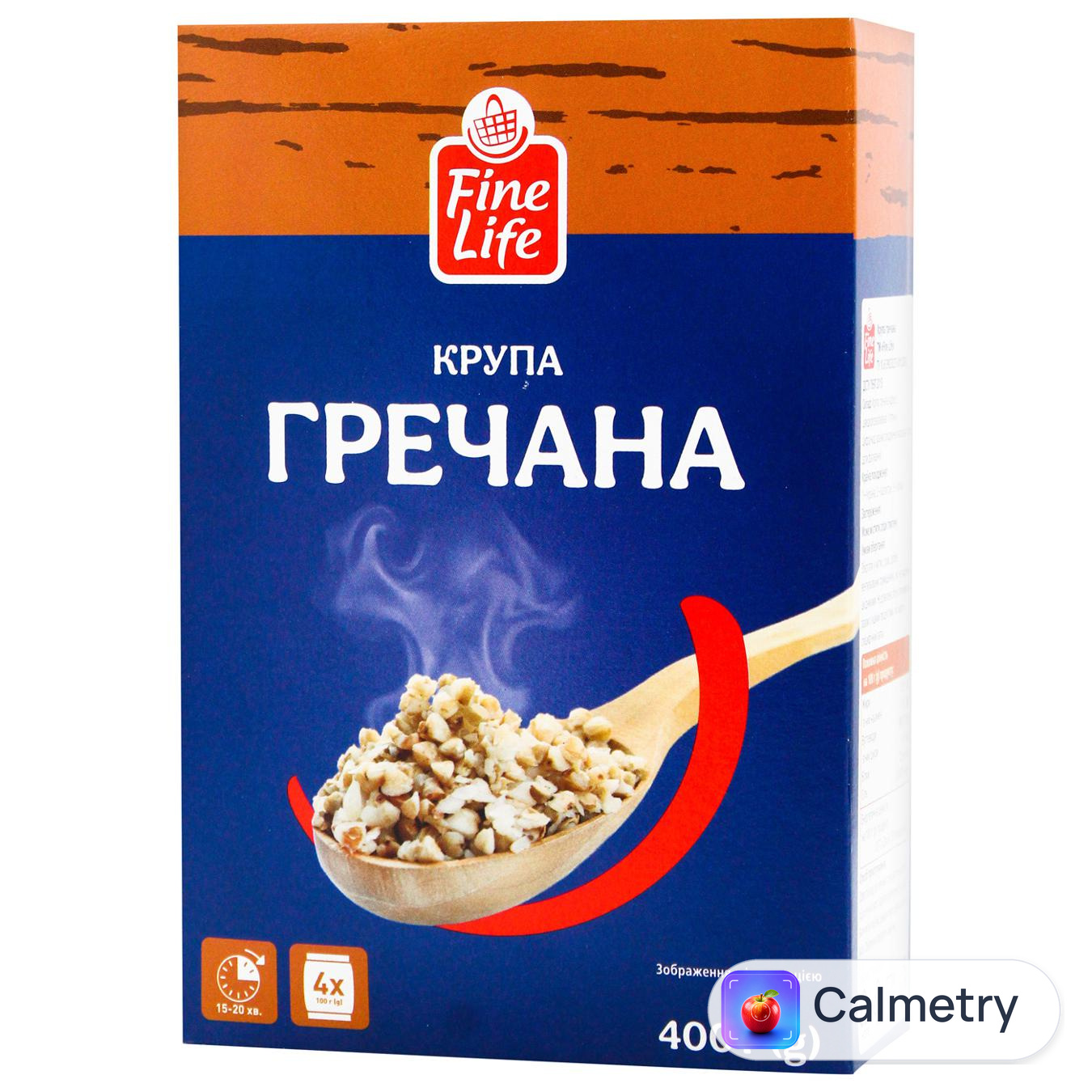 Крупа гречана Fine Life в пакетах 100г х 4шт