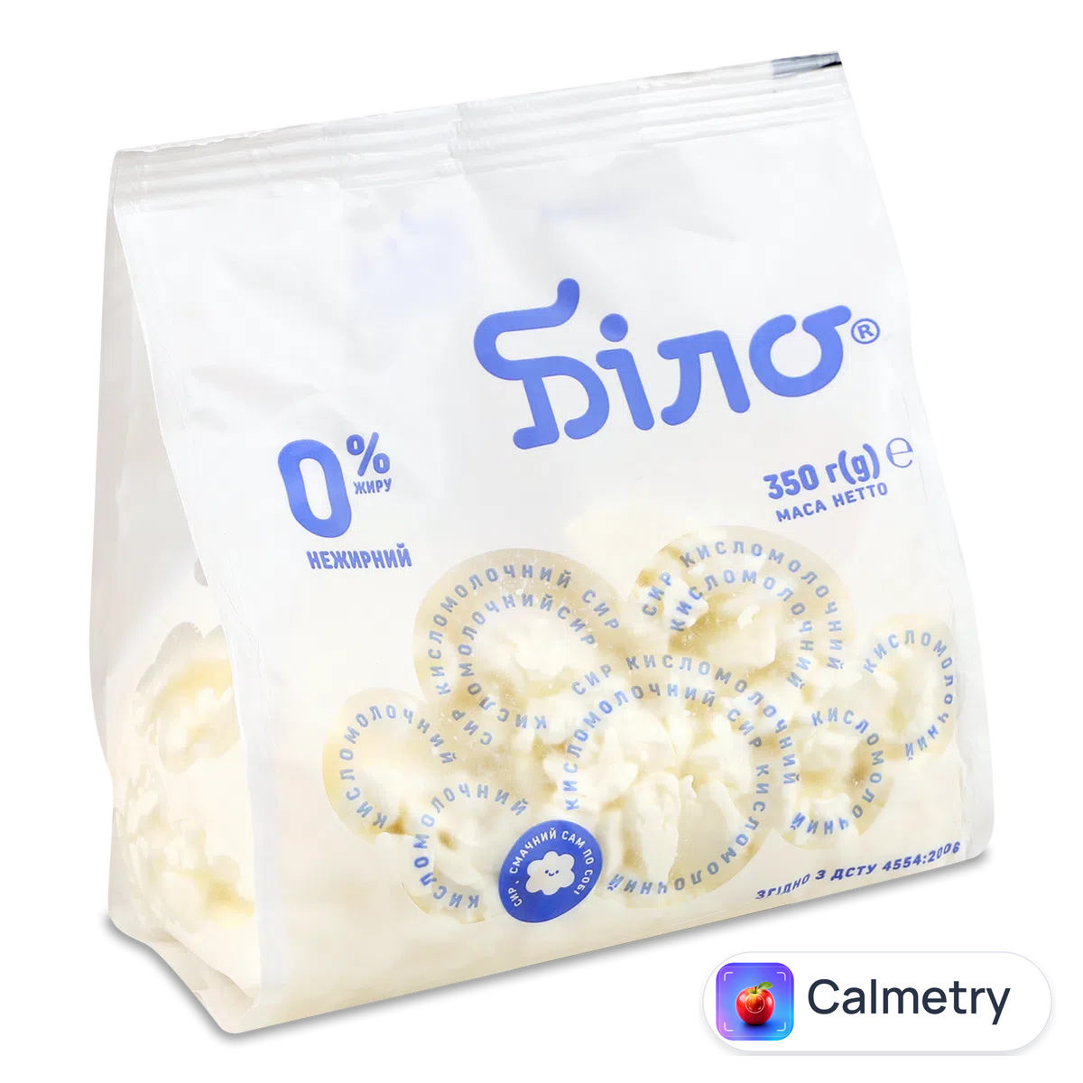 Сир кисломолочний Біло Домашній 0% 350г
