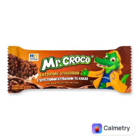 Батончик Mr.Croco злаковий з какао