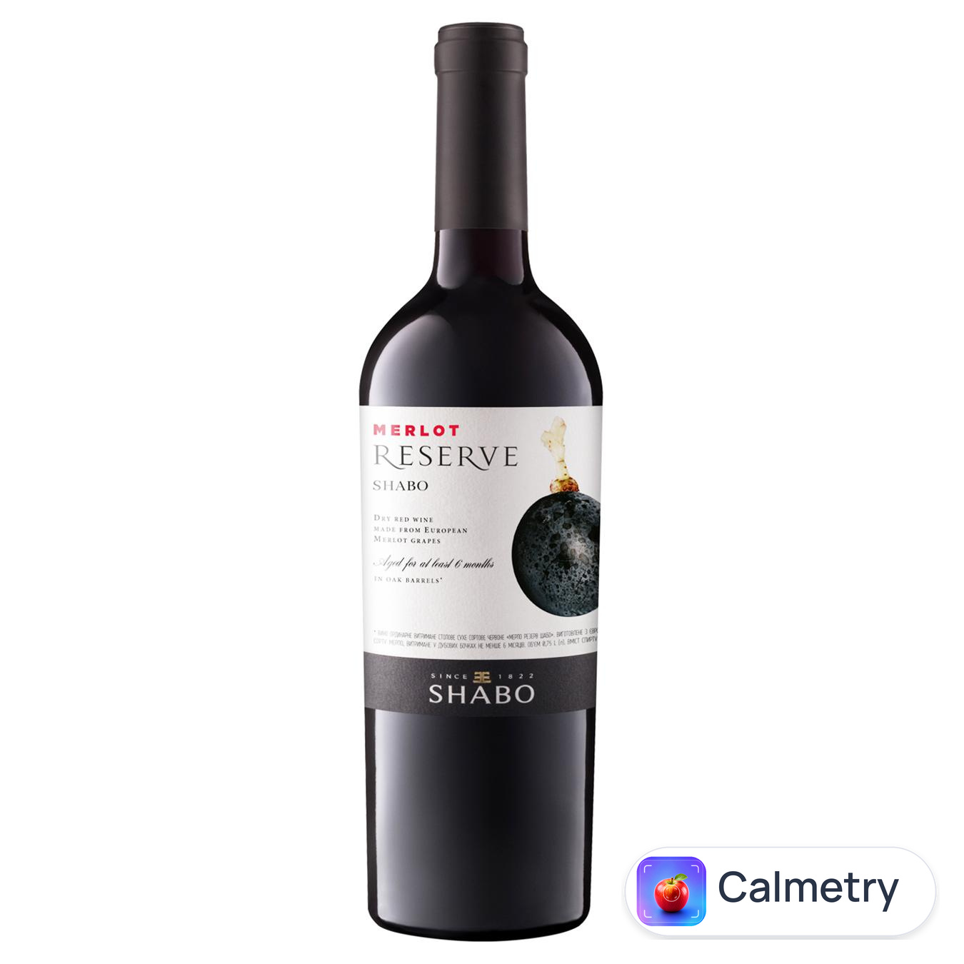 Вино Shabo Merlot Reserve червоне сухе 14% 0,75л — фото продукту