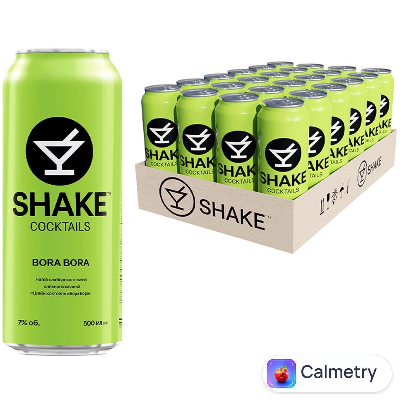 Напій слабоалкогольний Shake Bora Bora 7% 0,5л 24шт