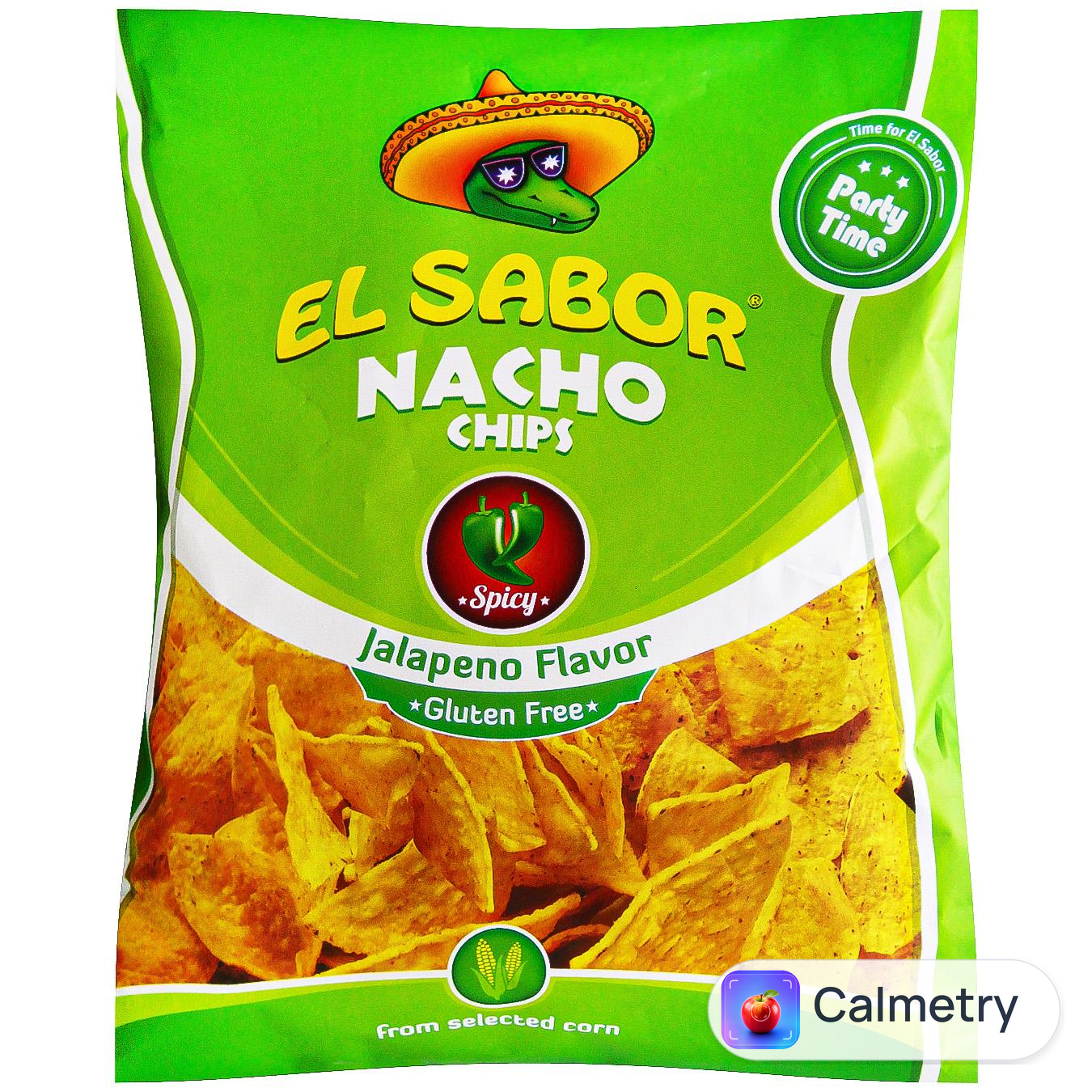 Чипси El Sabor Nacho зі смаком перцю халапеньйо 225г — фото продукту