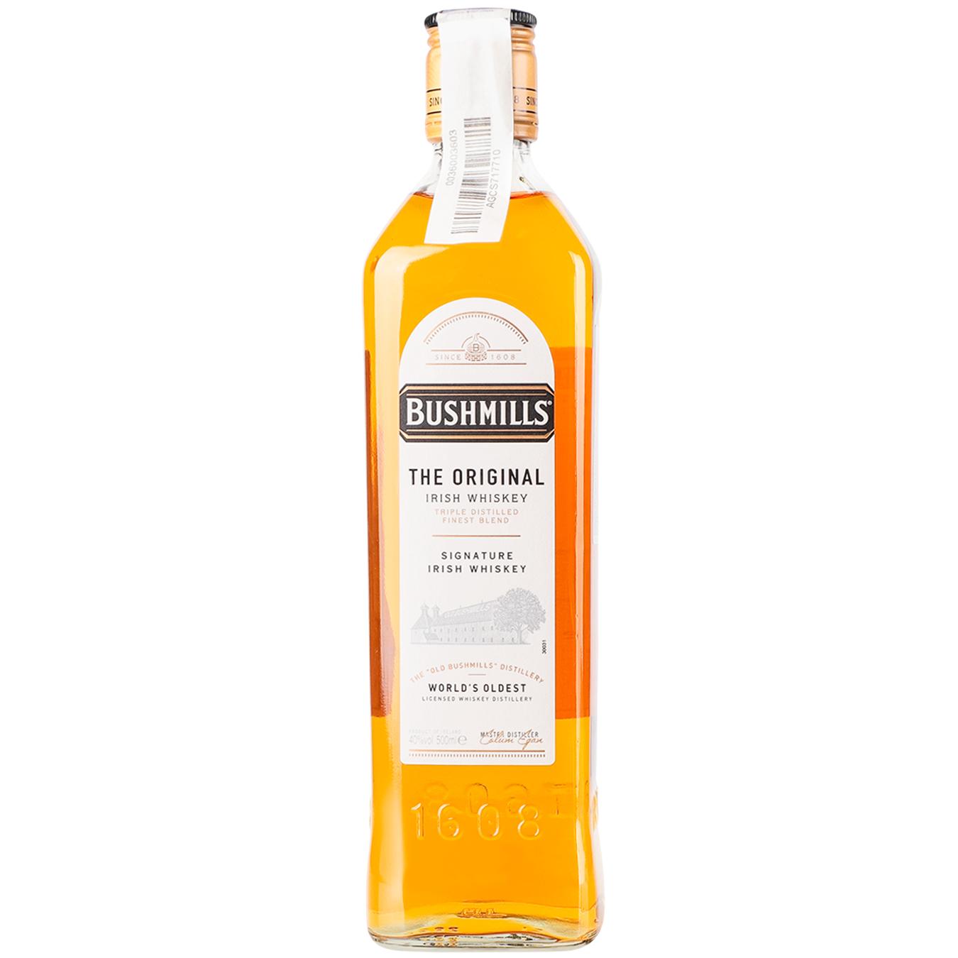 Віскі Bushmills 40% 0,5л — фото продукту