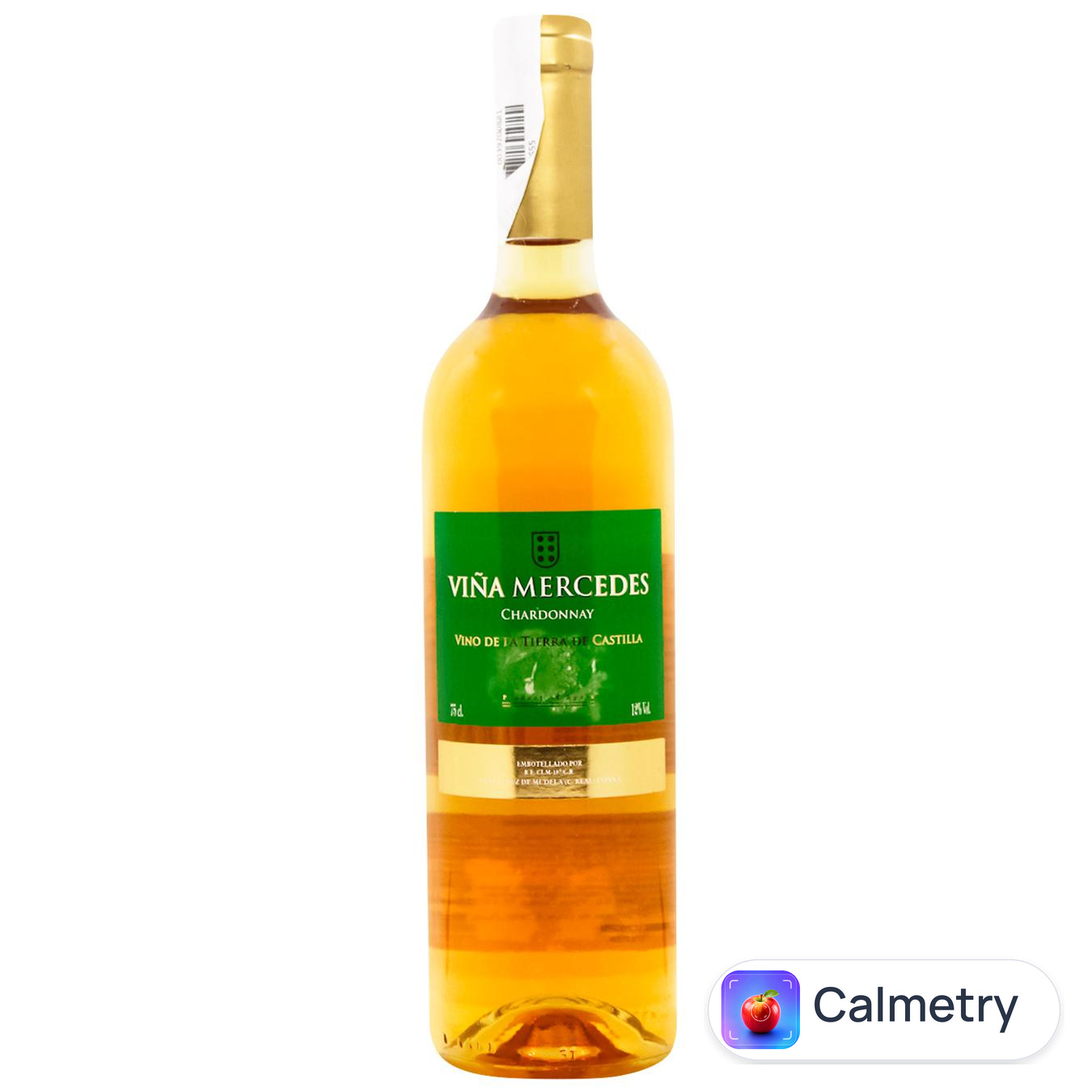 Вино Vina Mercedes Chardonnay біле сухе 12% 0,75л